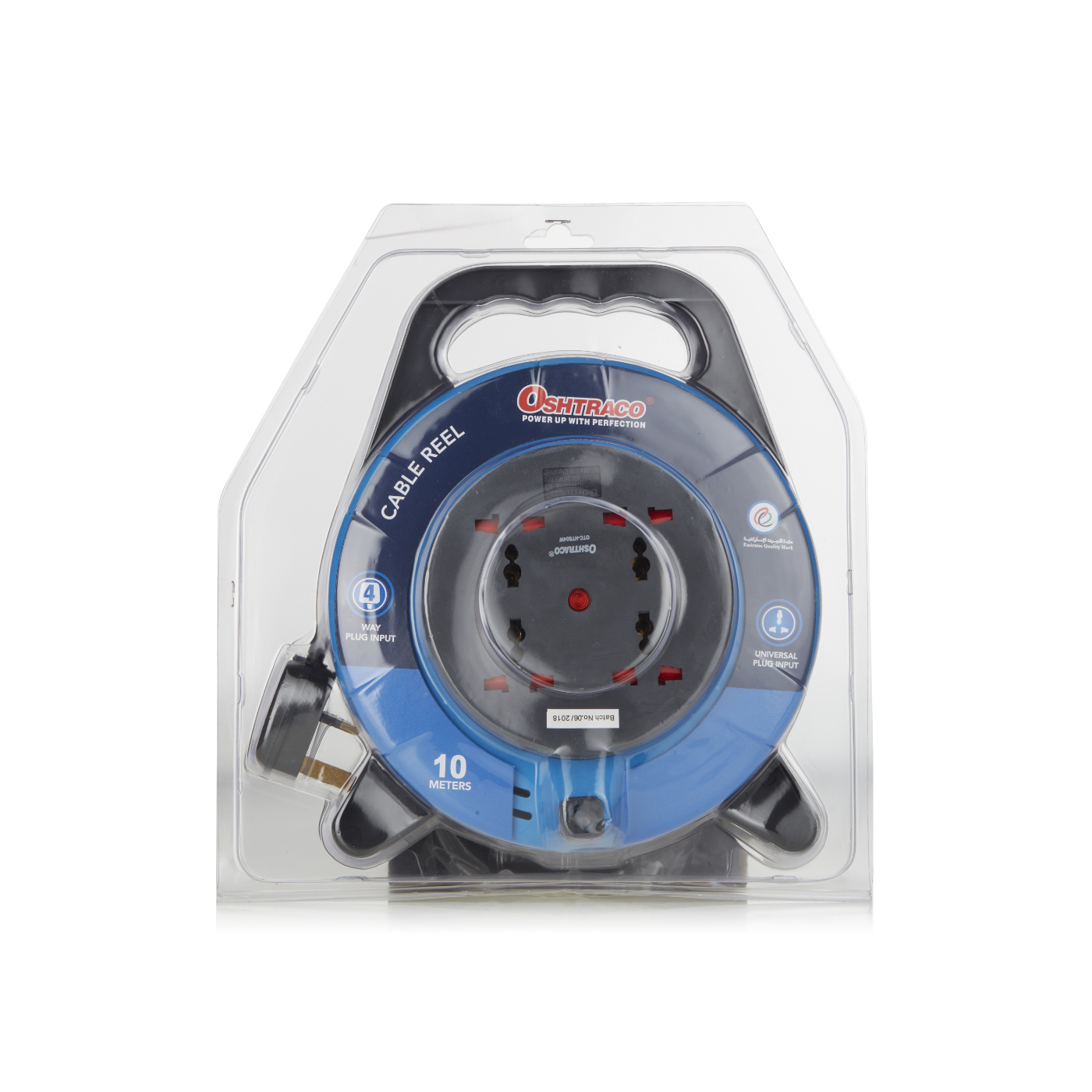 Oshtraco Cable Reel 4 Way 10m