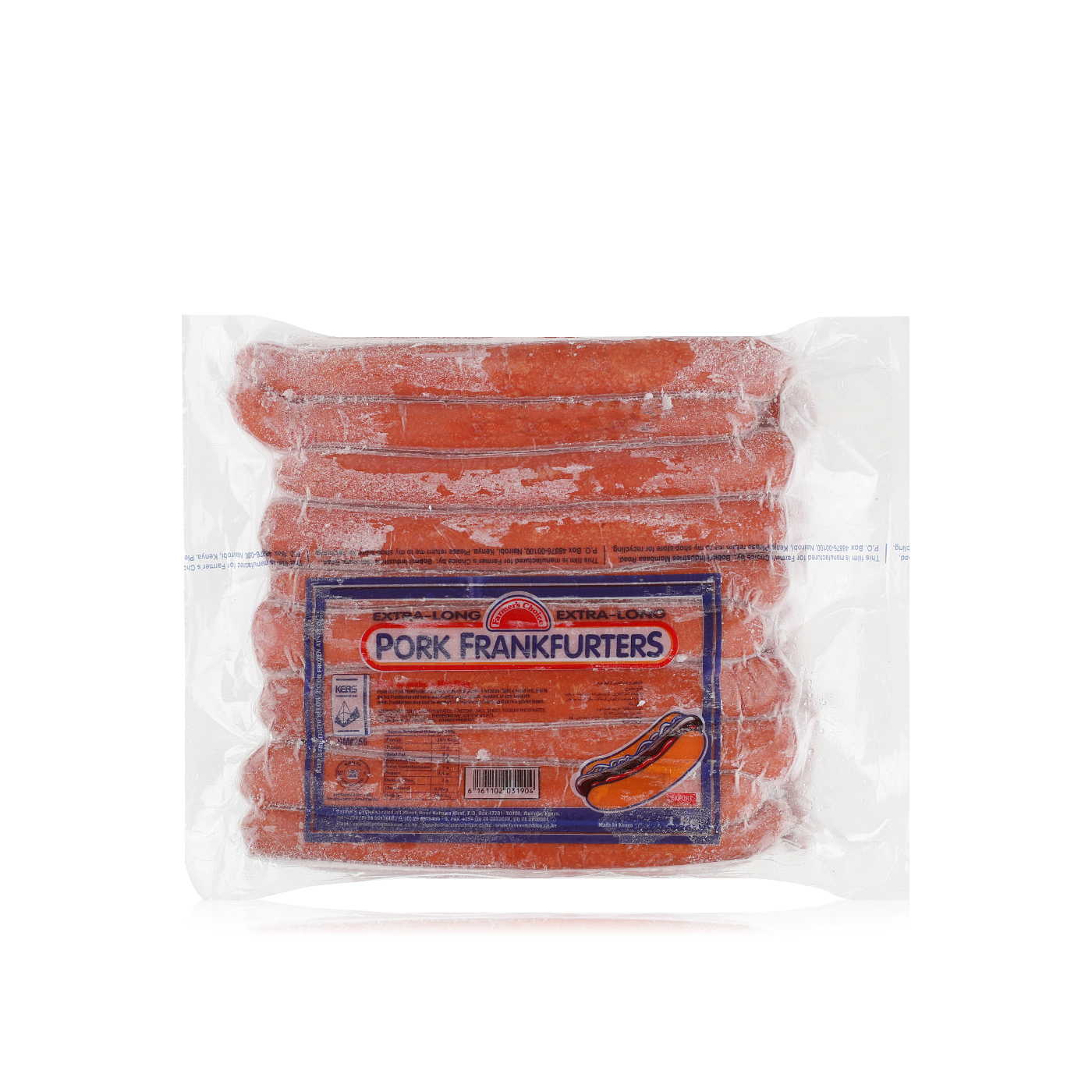 Farmer's Choice Frozen Pork Frankfurters