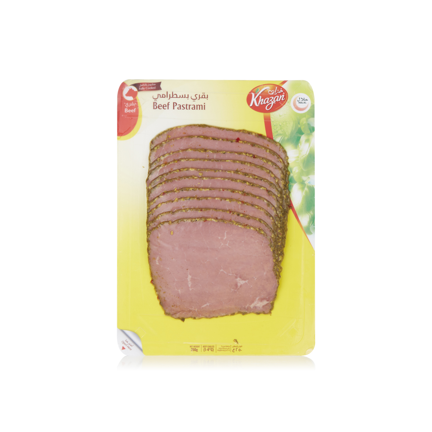 Khazan Sliced Beef Pastrami 180g