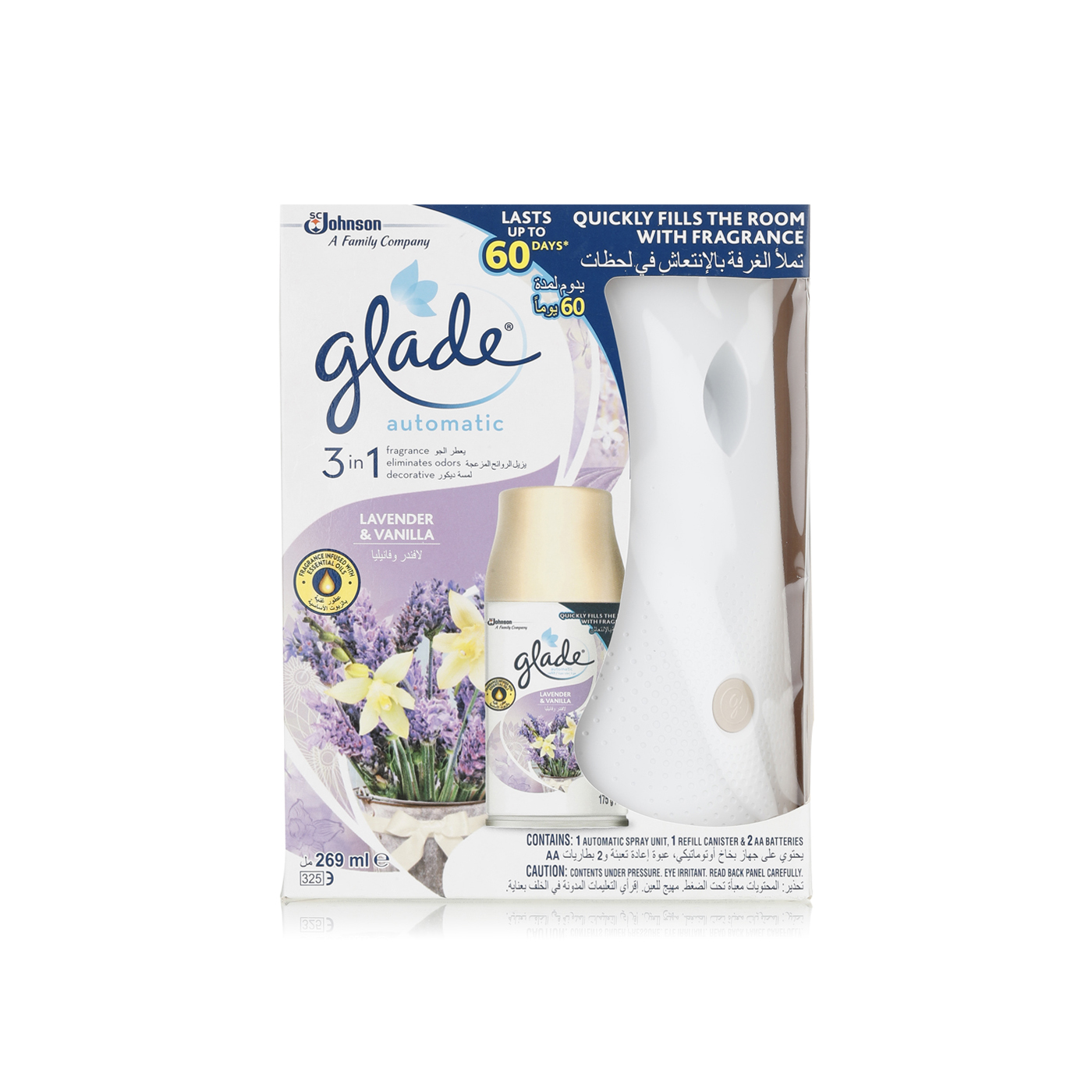 Glade Auto Machine 3 in 1 Lavender and Vanilla
