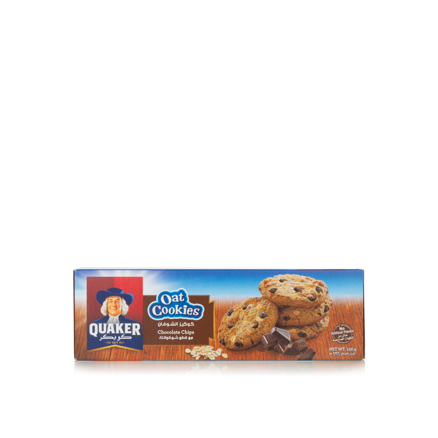 Quaker oat cookies with chocolate chips 126g - Spinneys UAE