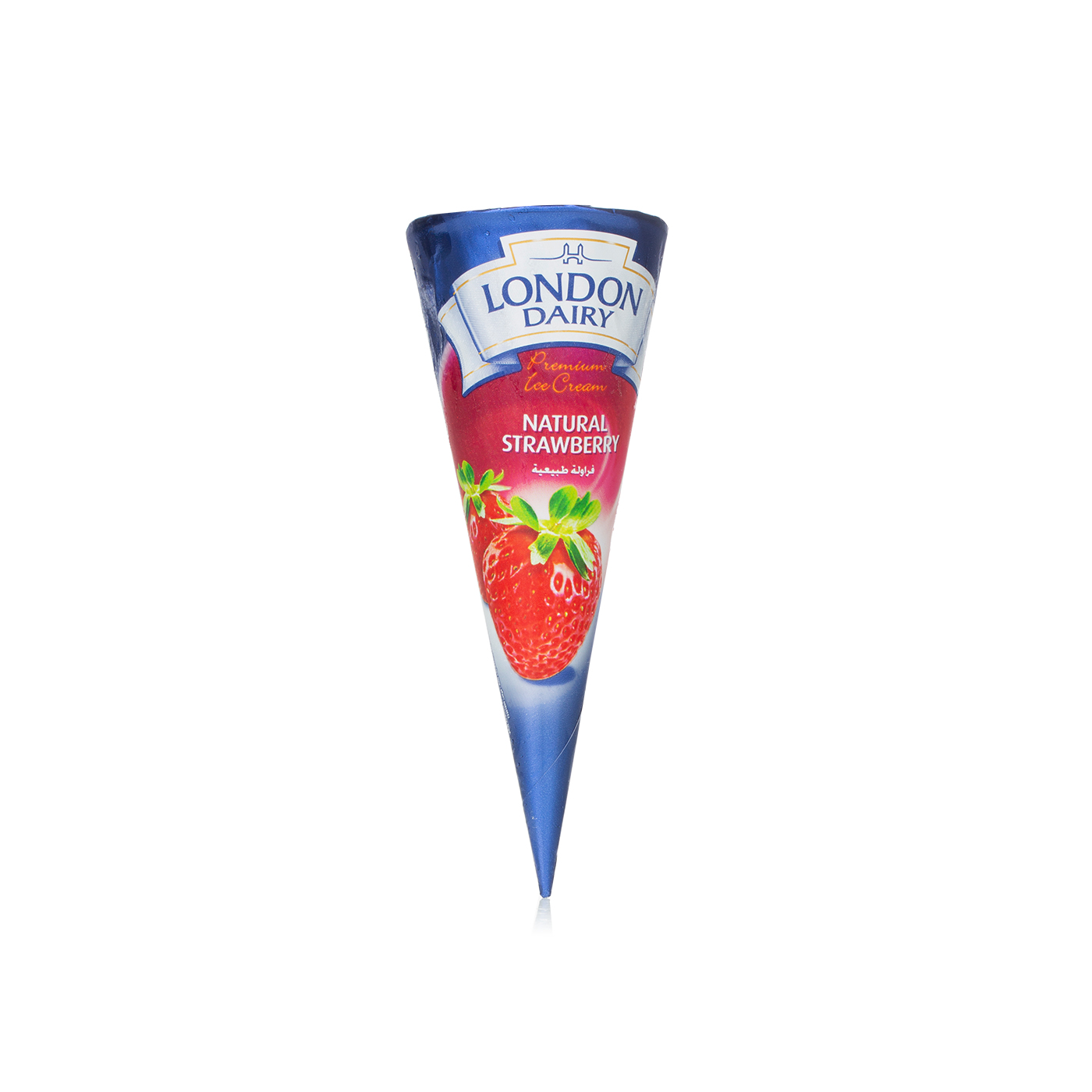 London Dairy Strawberry Cone 120G