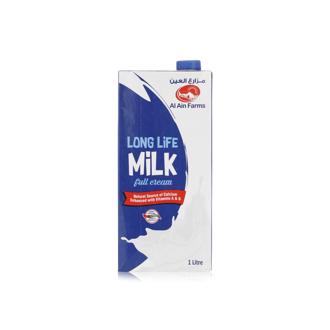 Al Ain Farms Full Cream Uht Milk 1 litre