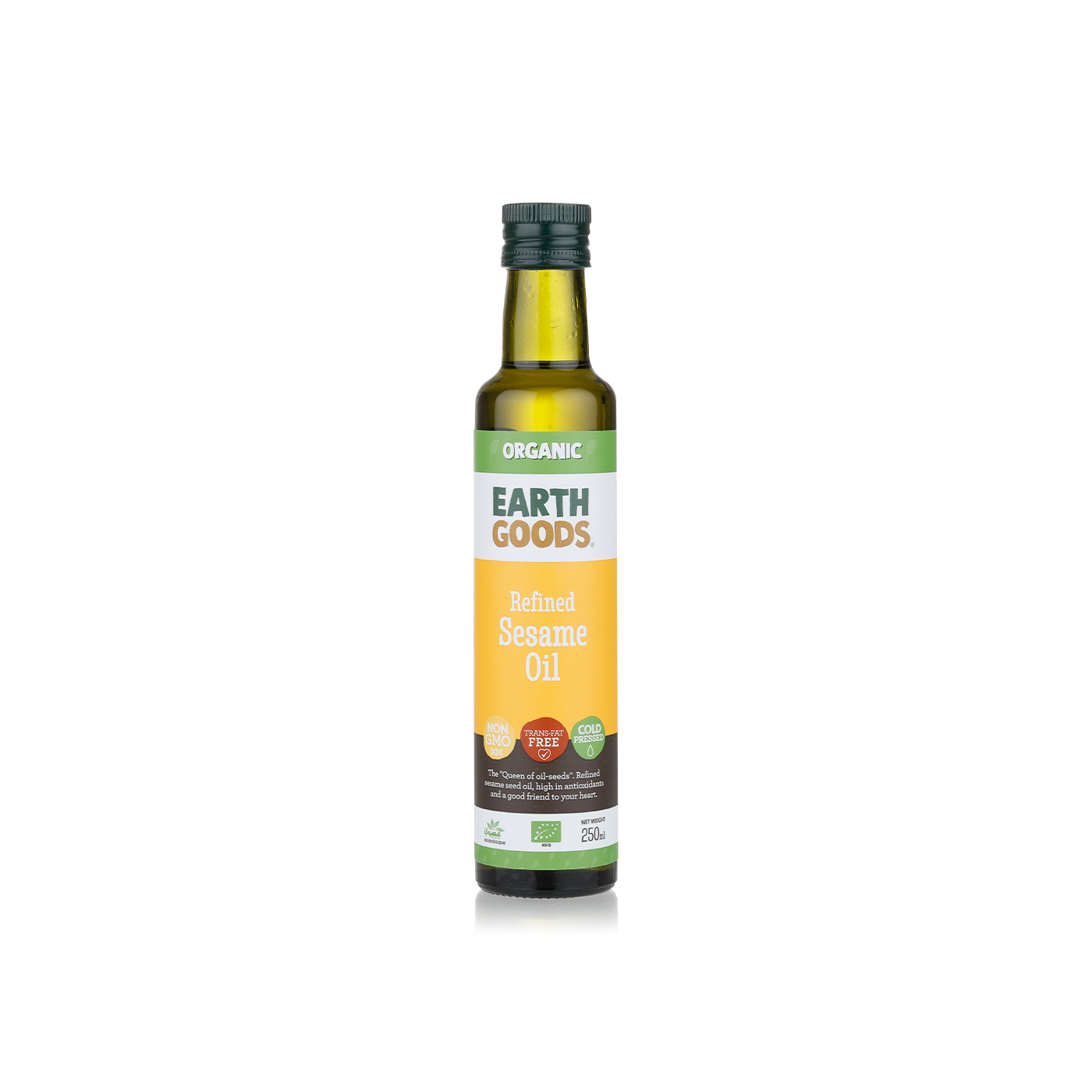 Earth Goods Organic Refined Sesame Seed Oil 250ml
