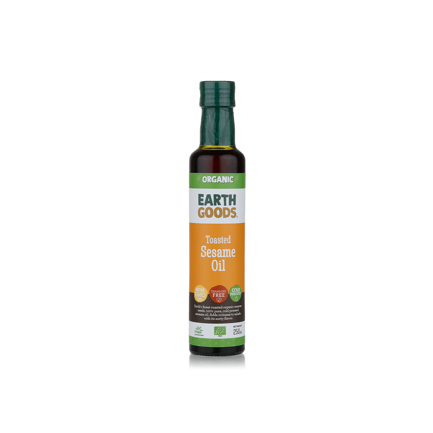 Earth Goods Organic Toasted Sesame Oil 250ml