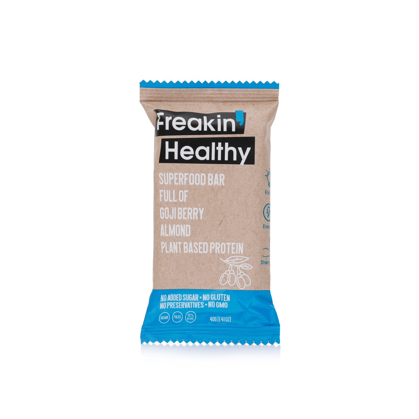 Freakin Healthy Goji Berry & Almond Superfood Bar 40g