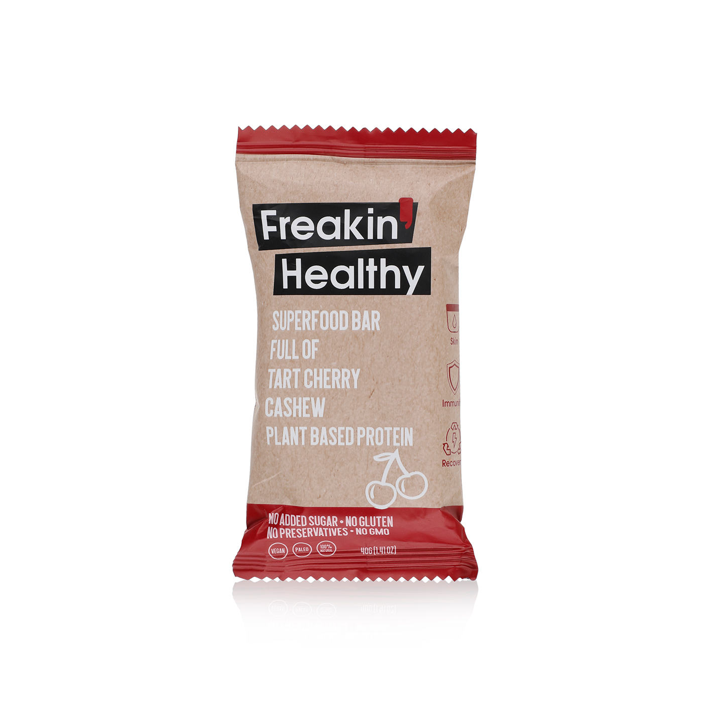 Freakin' Healthy Tart Cherry and Cashew Superfood Bar 40g