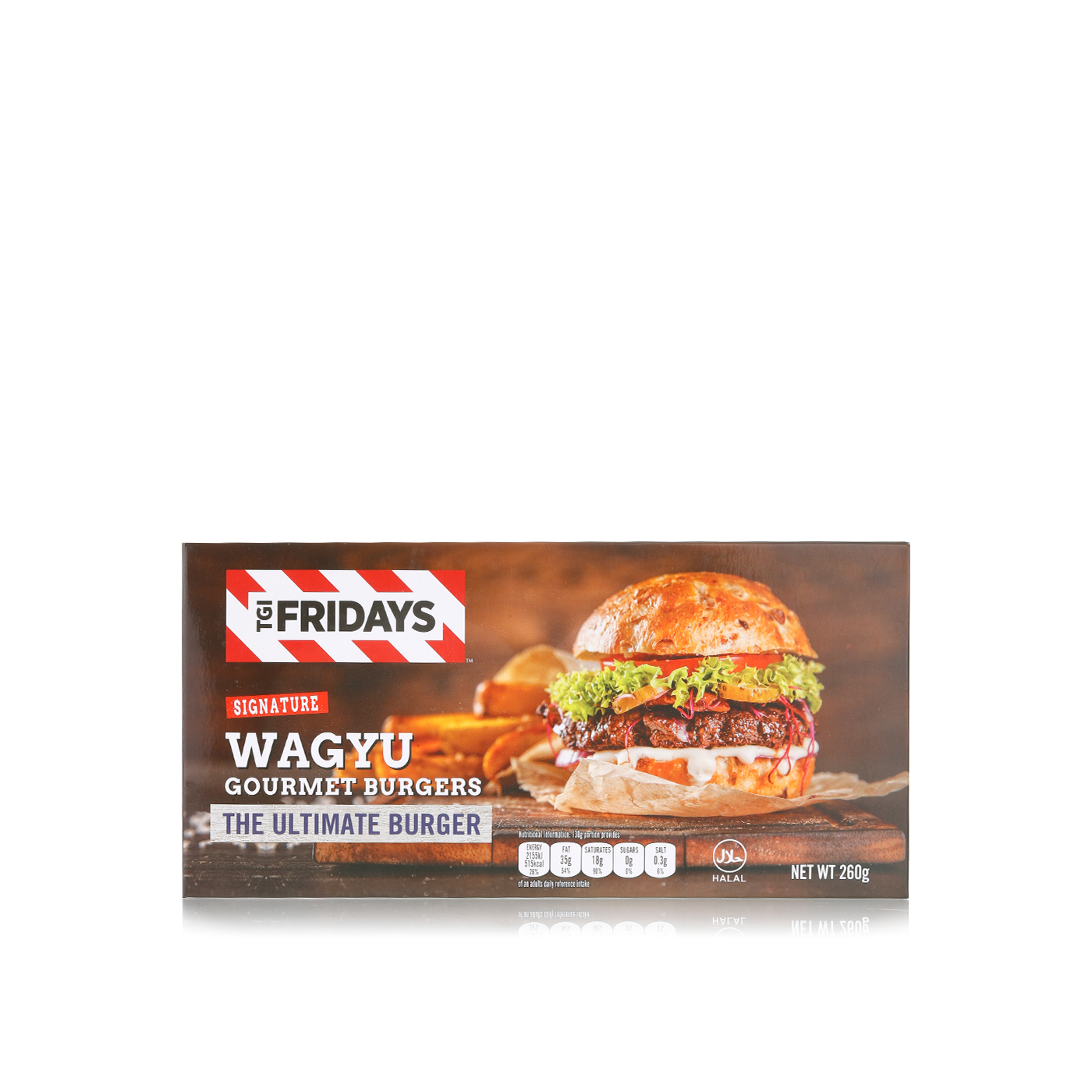 TGI Friday's Frozen Wagyu Gourmet Burgers 260G