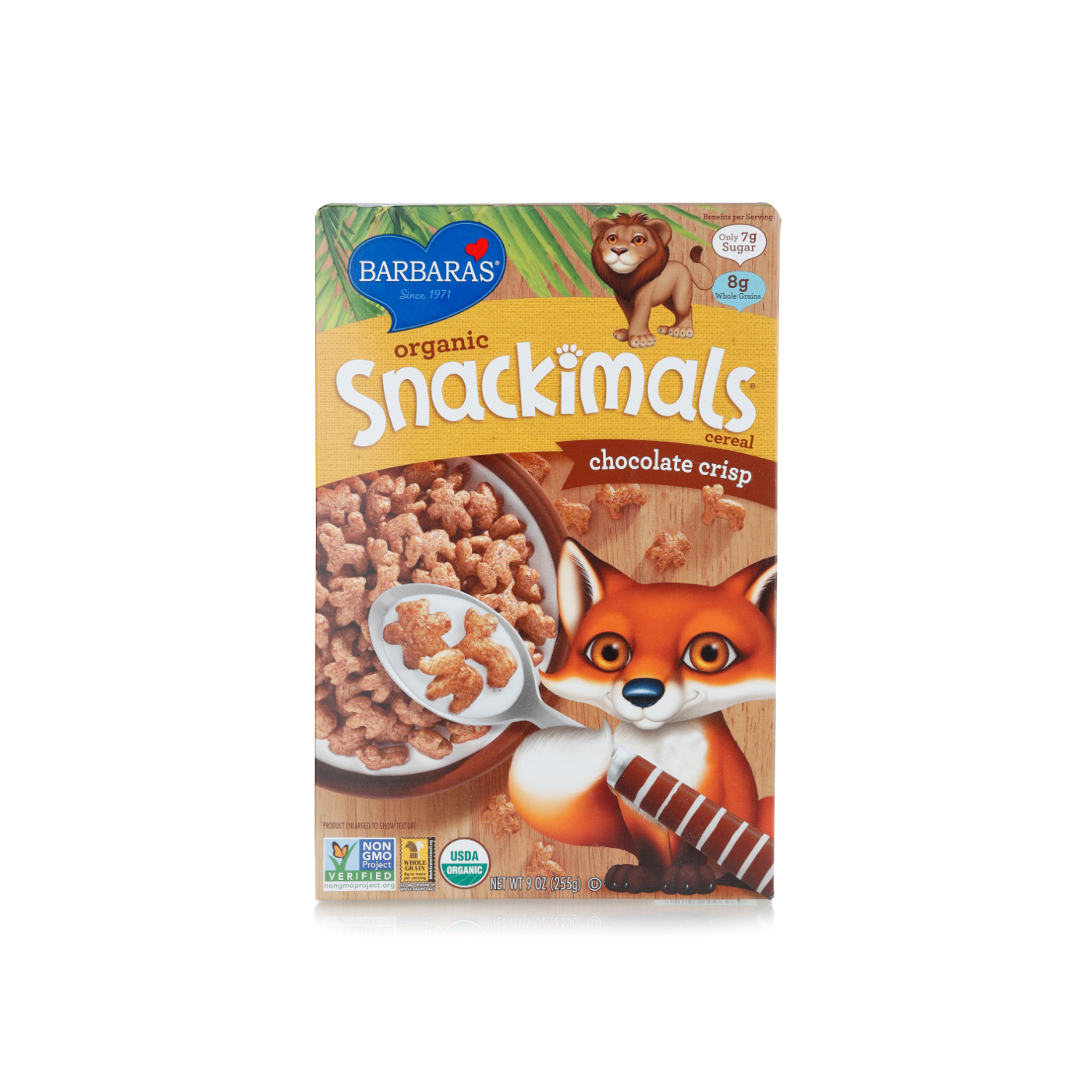 Barbara's Snackimals organic cereal chocolate crisp 255g - Spinneys UAE