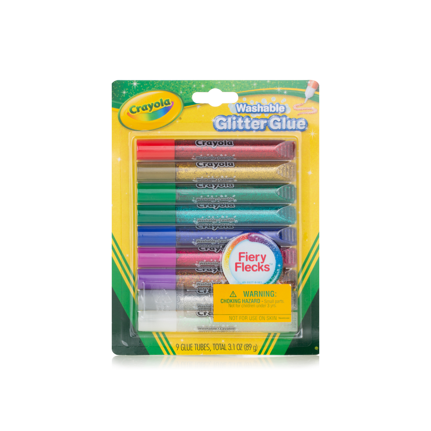 Crayola Washable Glitter Glue x 9