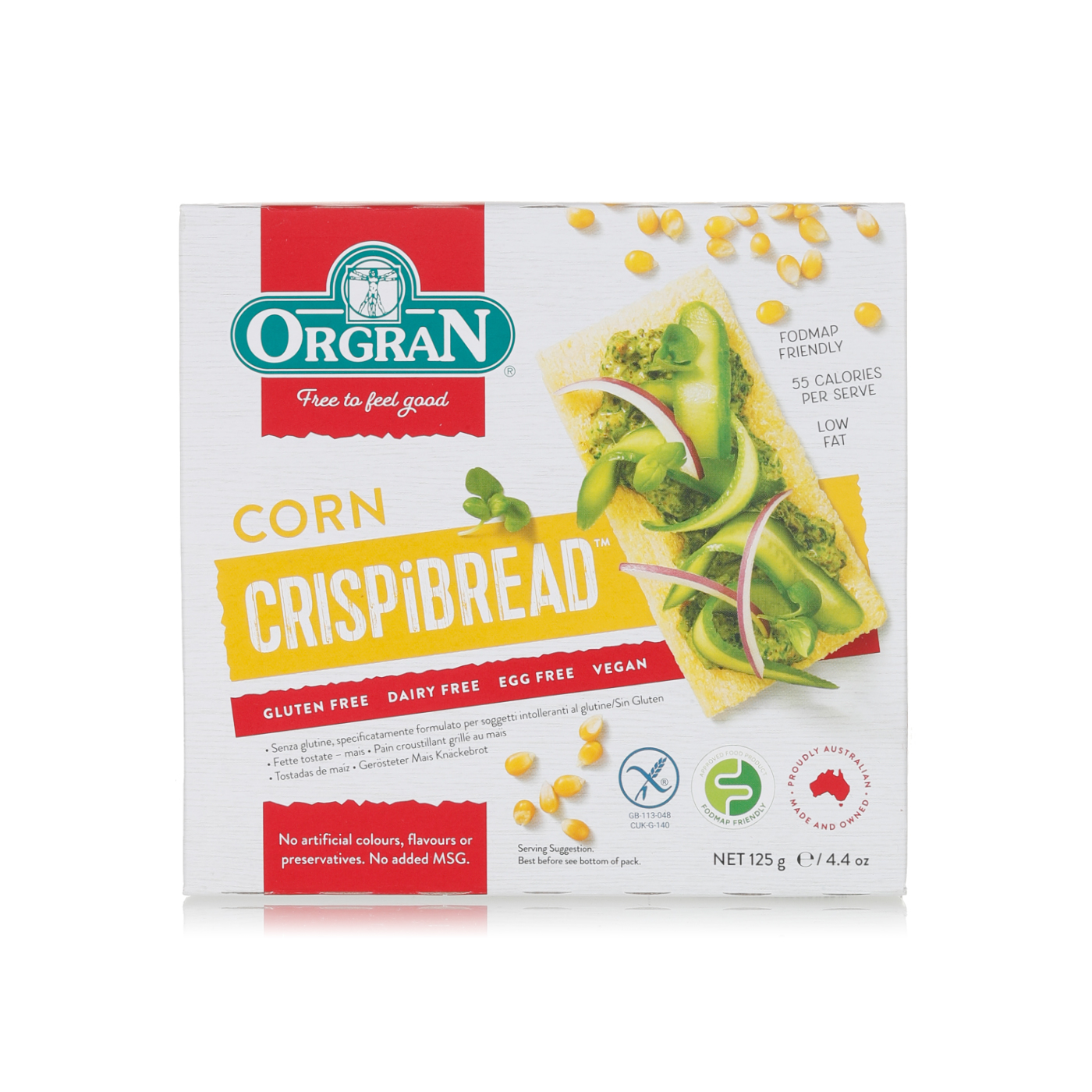 Orgran Corn Crispibread 125g