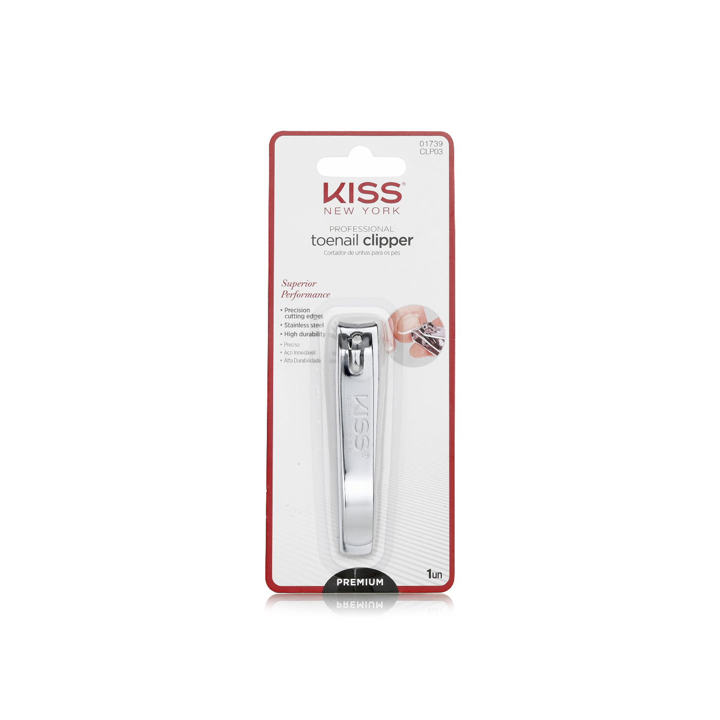 Red by Kiss Toe Nail Clipper