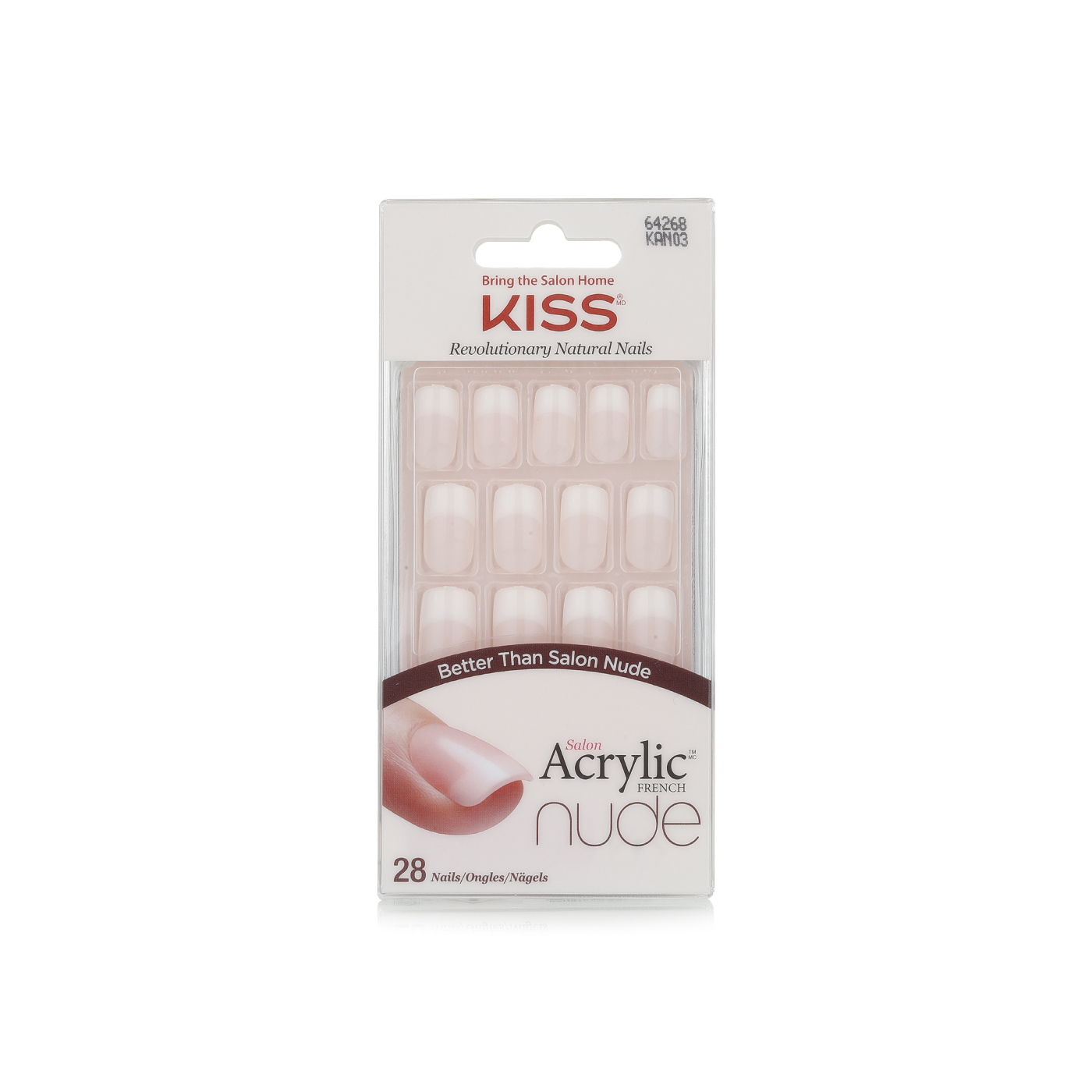 Kiss Salon Acrylic French Nails Kan02c