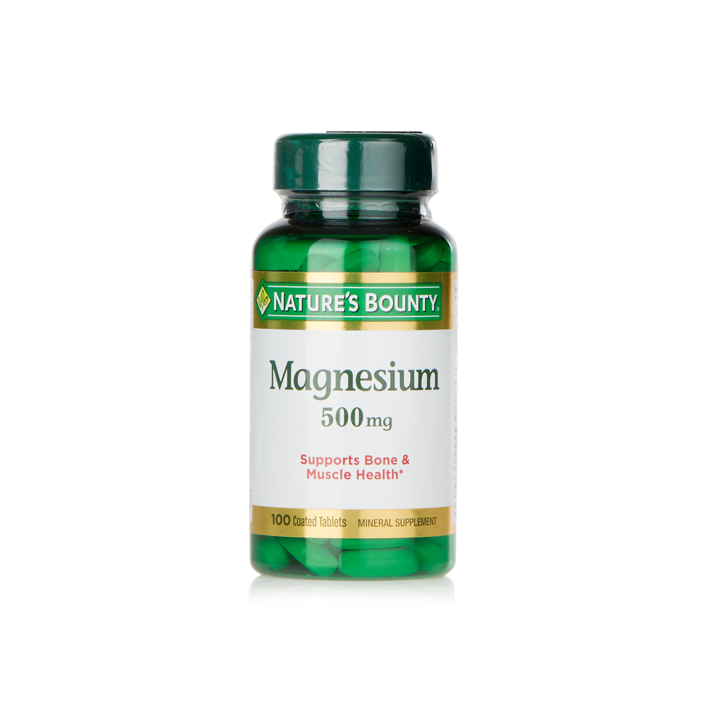 Nature's Bounty Magnesium 500mg Tablets x 100