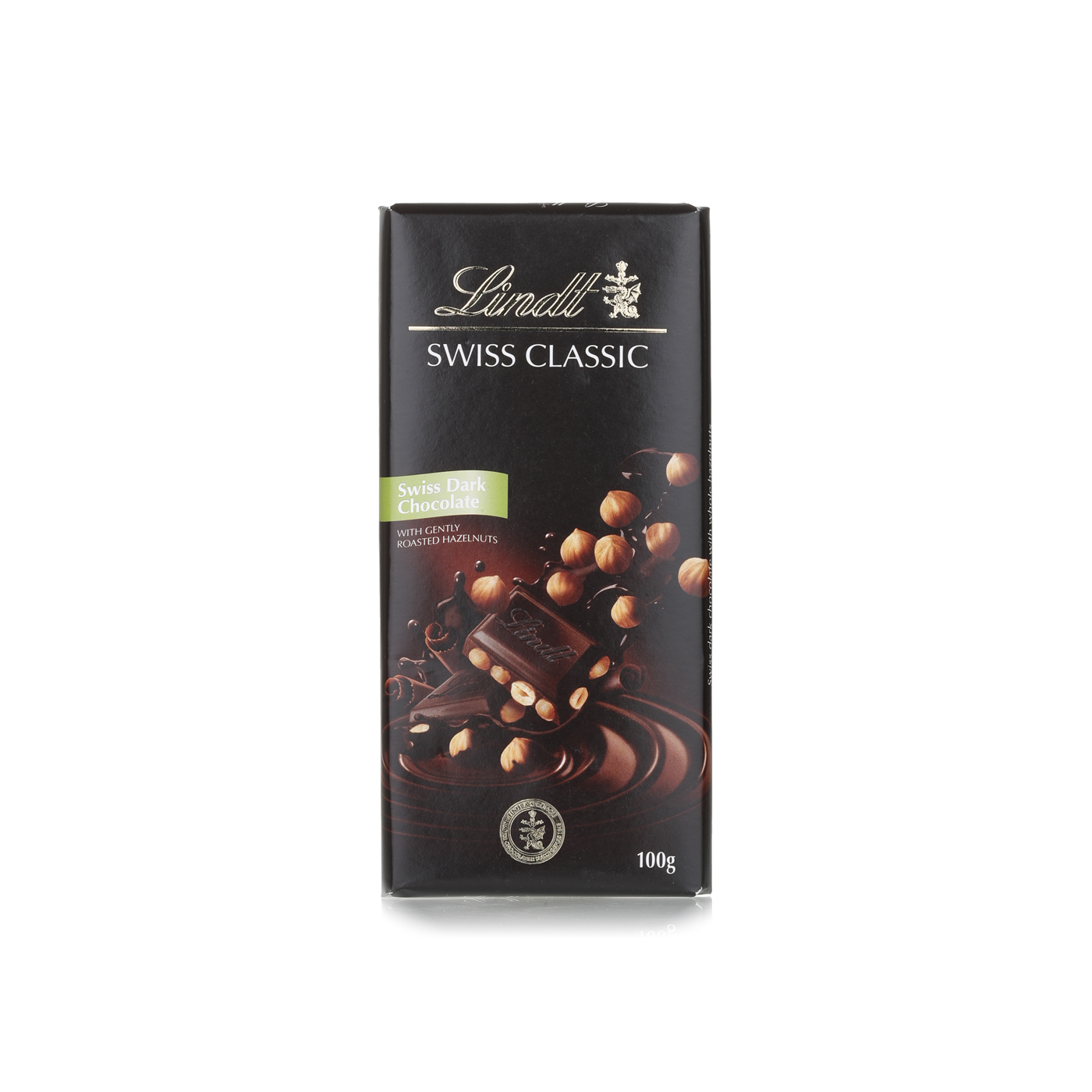 Lindt Swiss Classic Hazelnut Dark Chocolate 100g