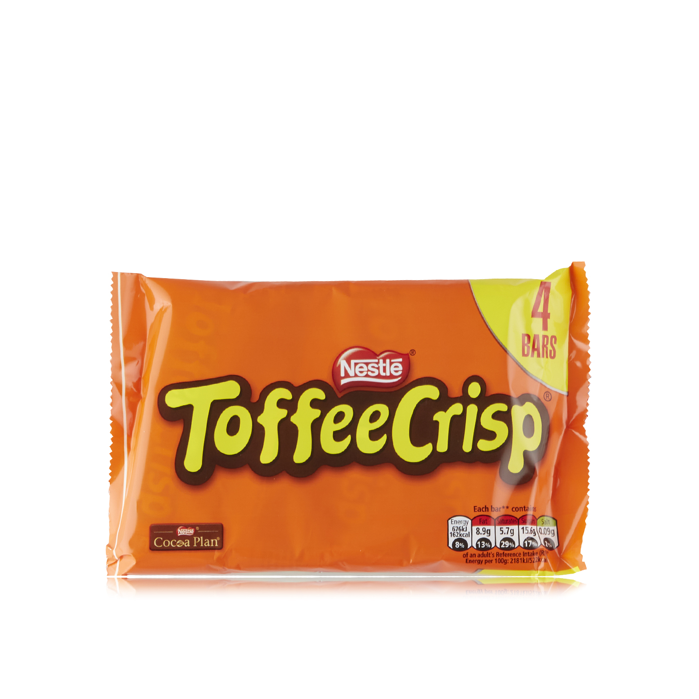 Nestle Toffee Crisp Chocolate Bar 4 x 31g