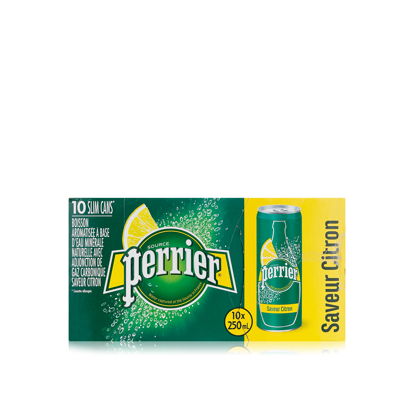 Perrier Lemon Flavoured Carbonated Water 10x 250ml