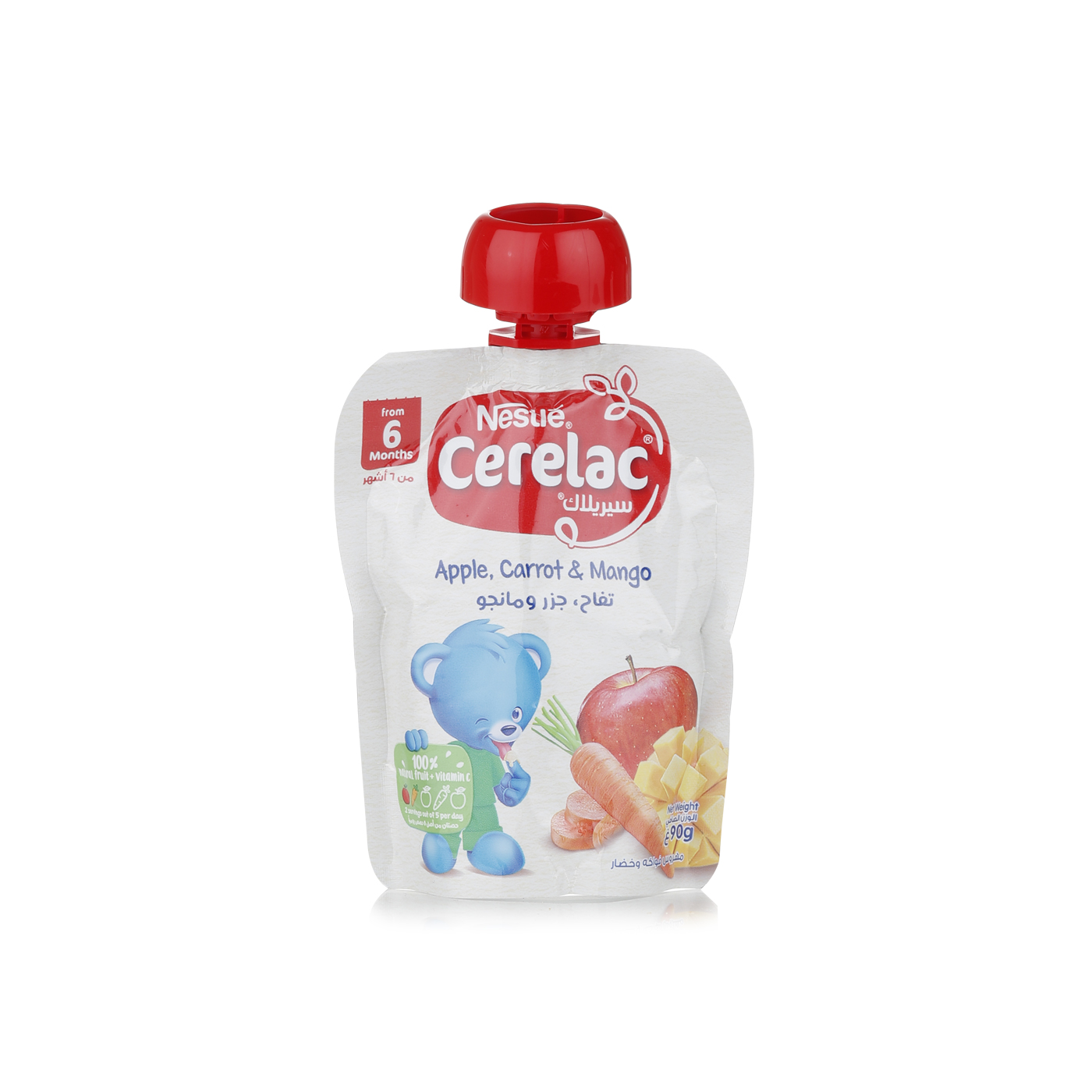 Nestle Cerelac Apple & Mango Puree 6m+ 90g