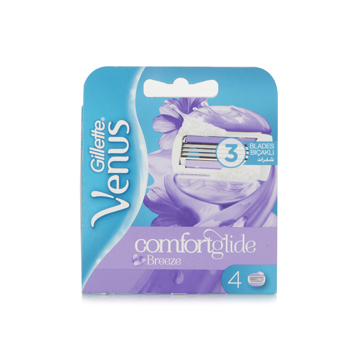 Gillette Venus Breeze Women's Razor Blade Refills 4pcs