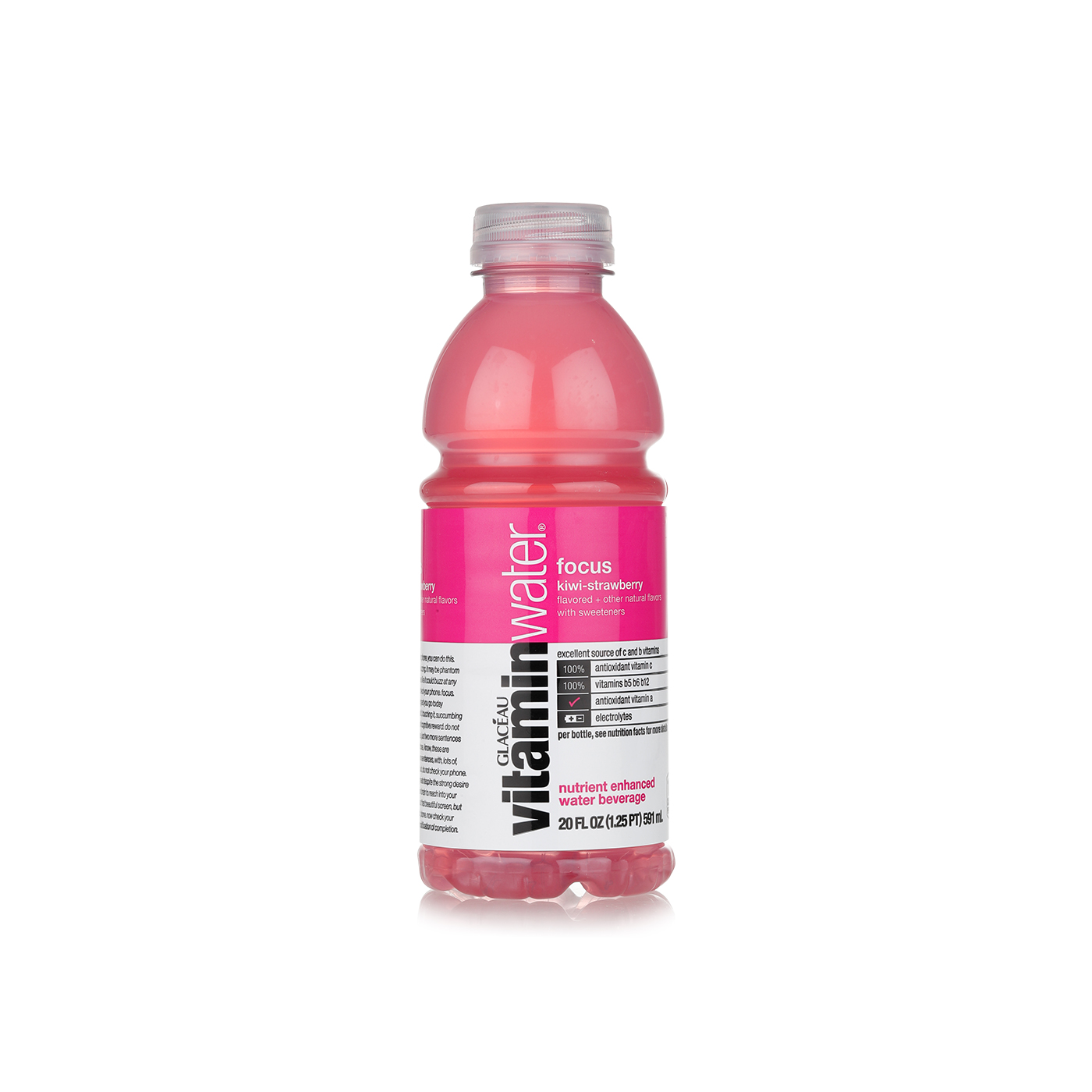 Vitamin Water Focus Kiwi and Strawberry Flavour 591ml