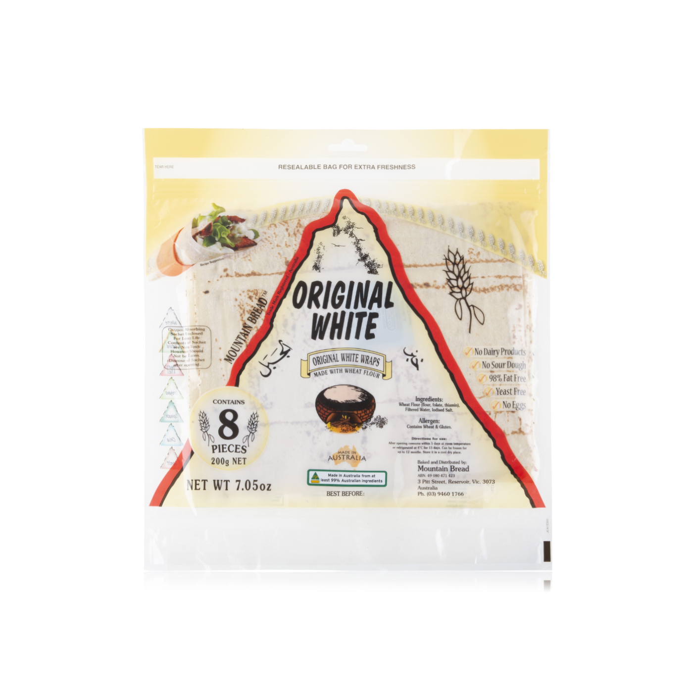 Mountain White Bread 200g