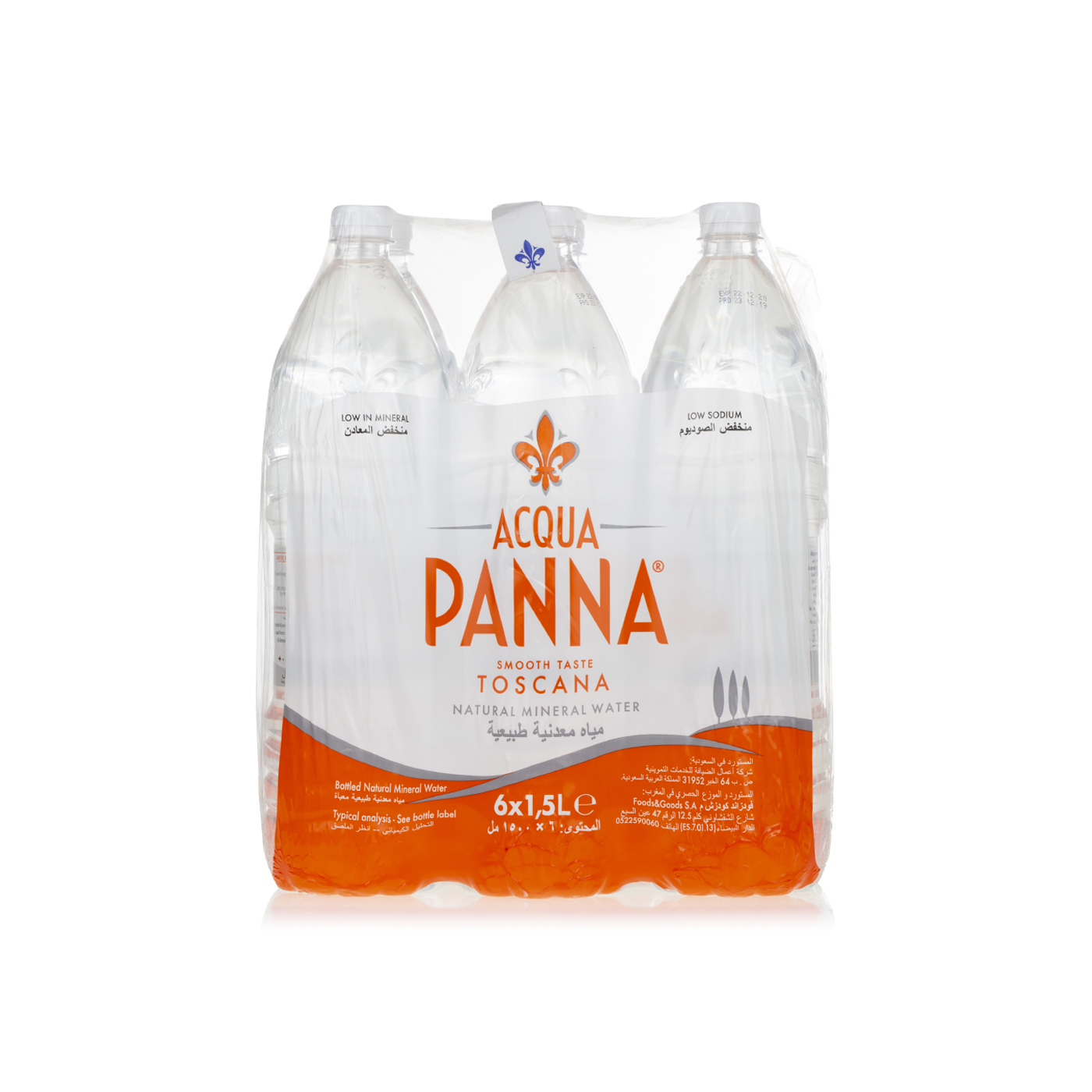 Acqua Panna Mineral Water 1.5 litre x 6