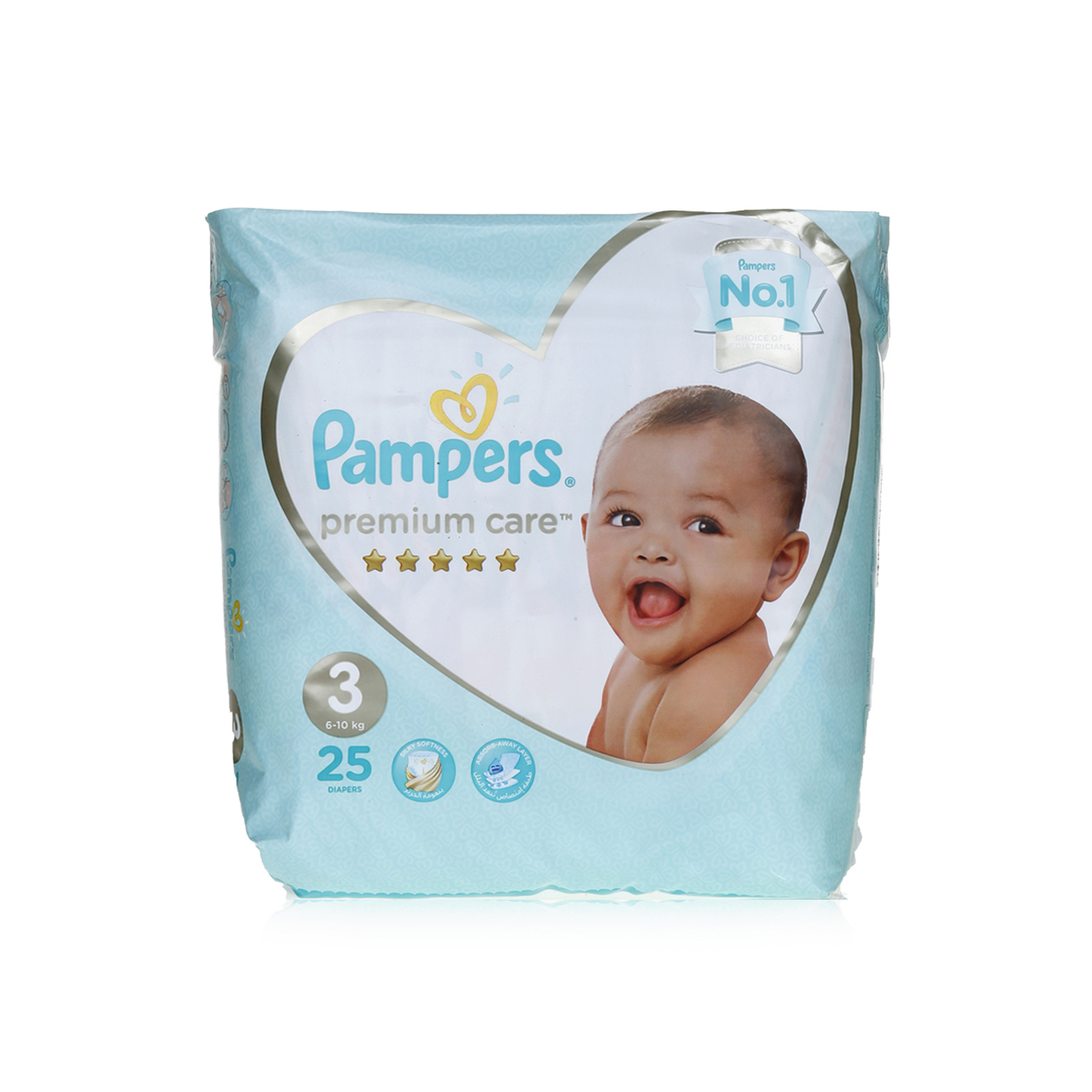 Pampers Premium Care Nappies Size 3 x 25