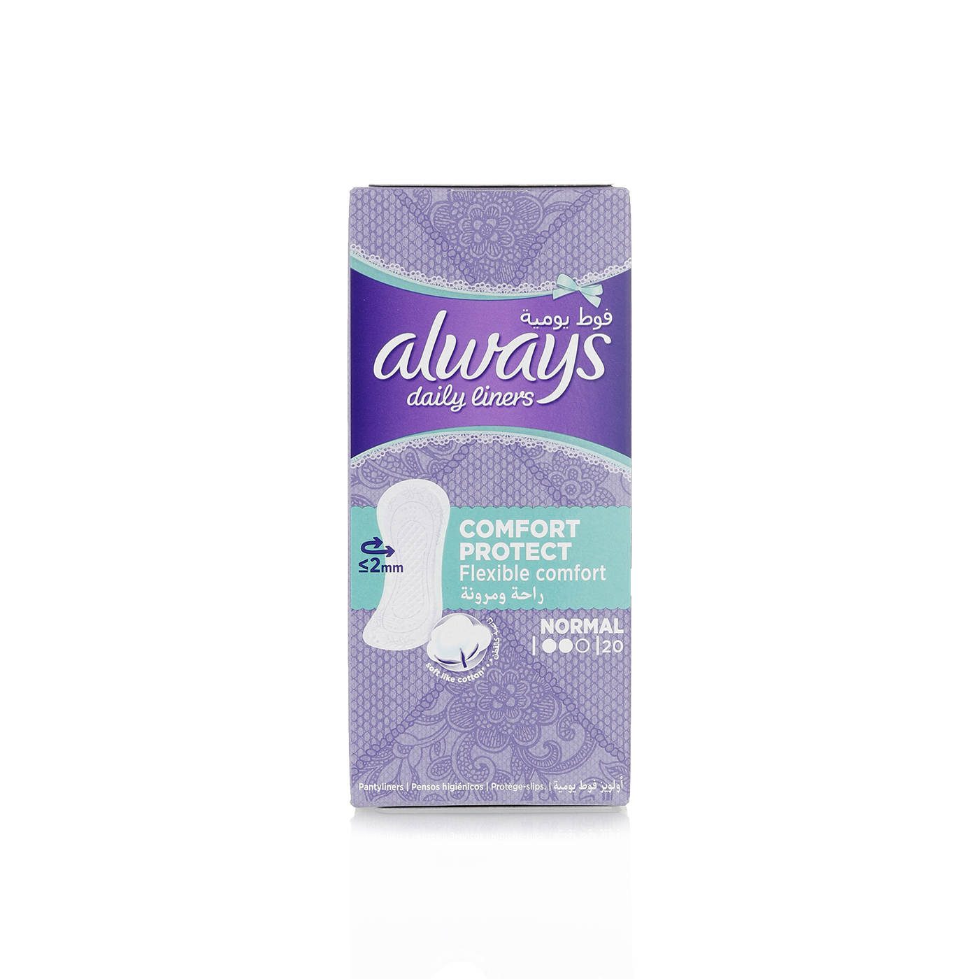 Always Pro Flexible Comfort Liners x 20