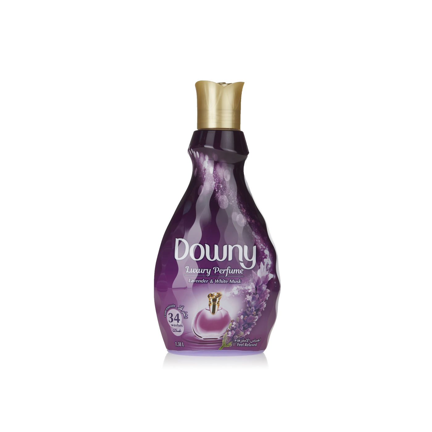 Downy Perfume Collection Concentrate Fabric Softener Feel Relaxed 1.38 litre