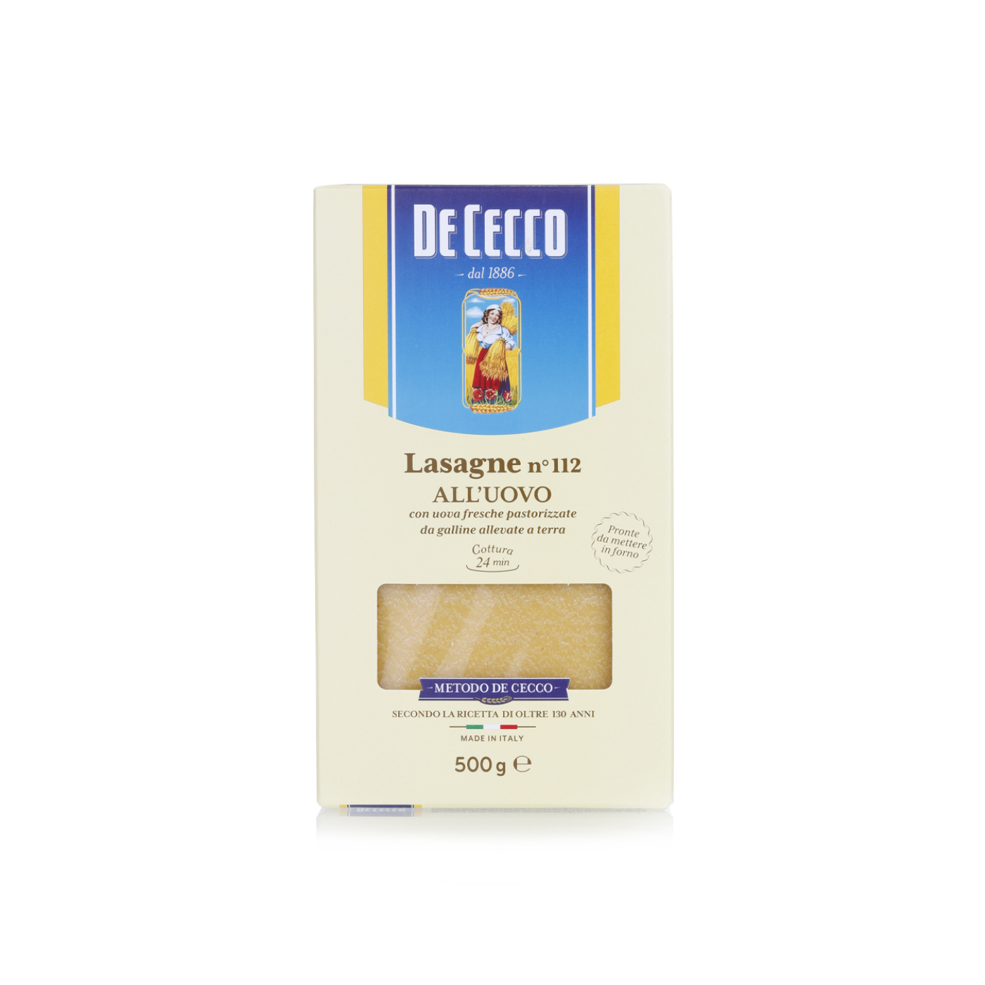 De Cecco Egg Lasagne 500g