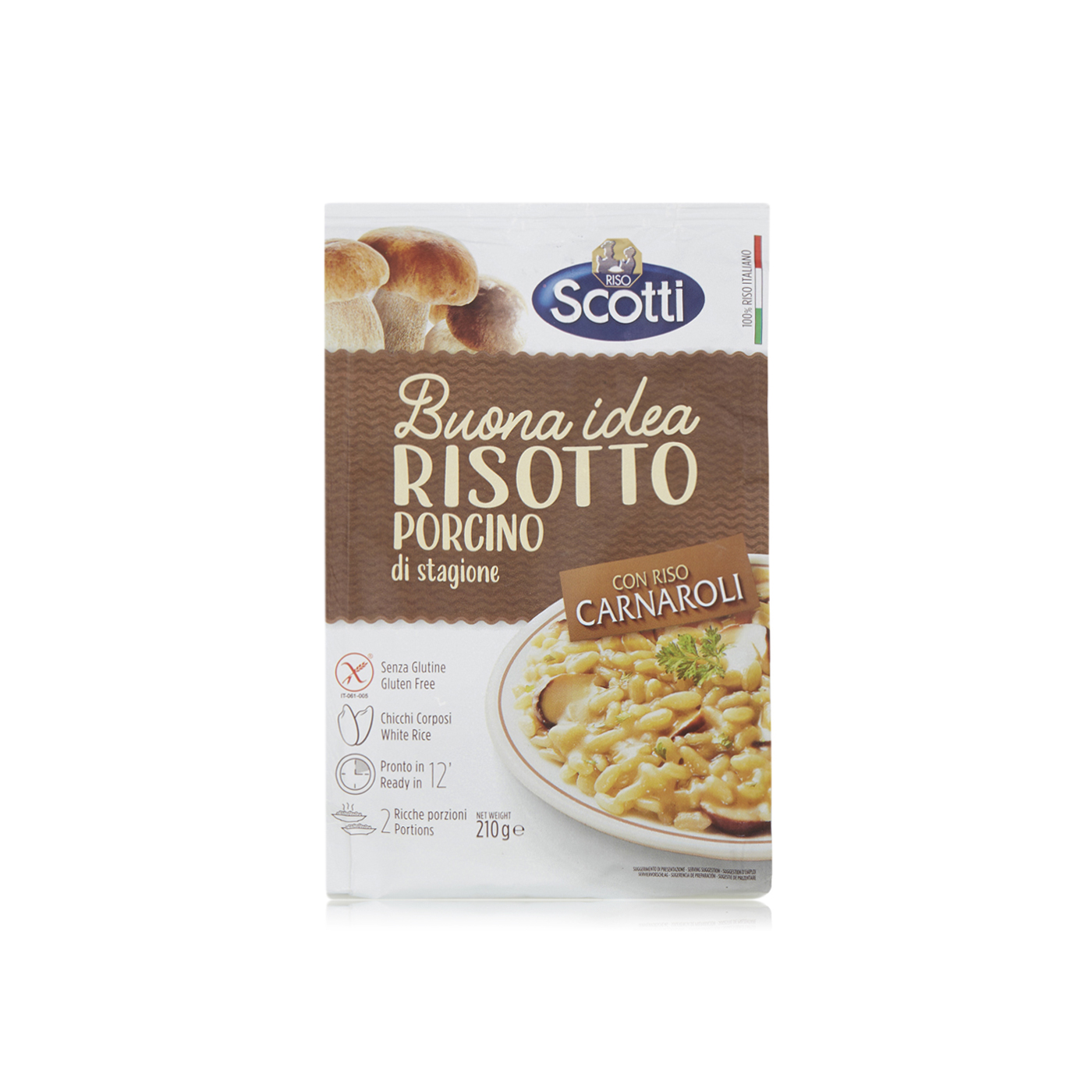 Riso scotti risotto with dried porcini 210g Spinneys UAE