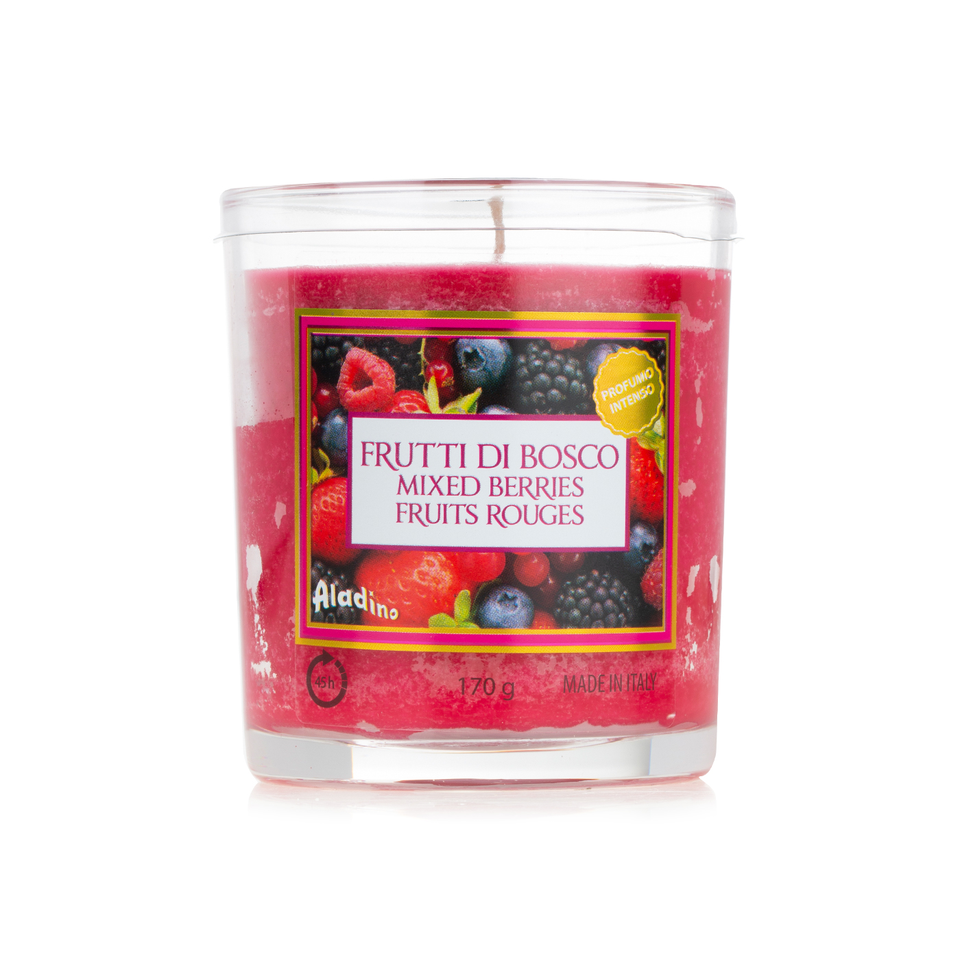 Aladino 45 Hour Mixed Berries Scented Candle