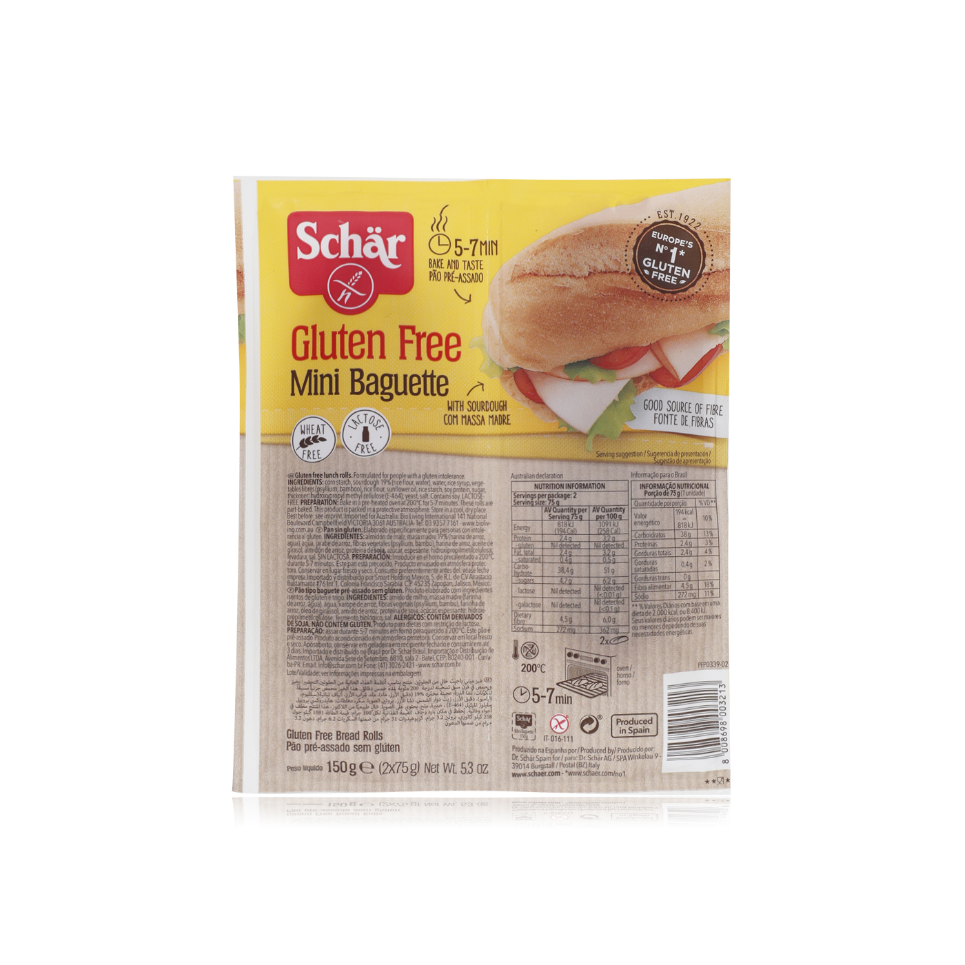 Schar Mini Baguette Duo (2 x 75g)