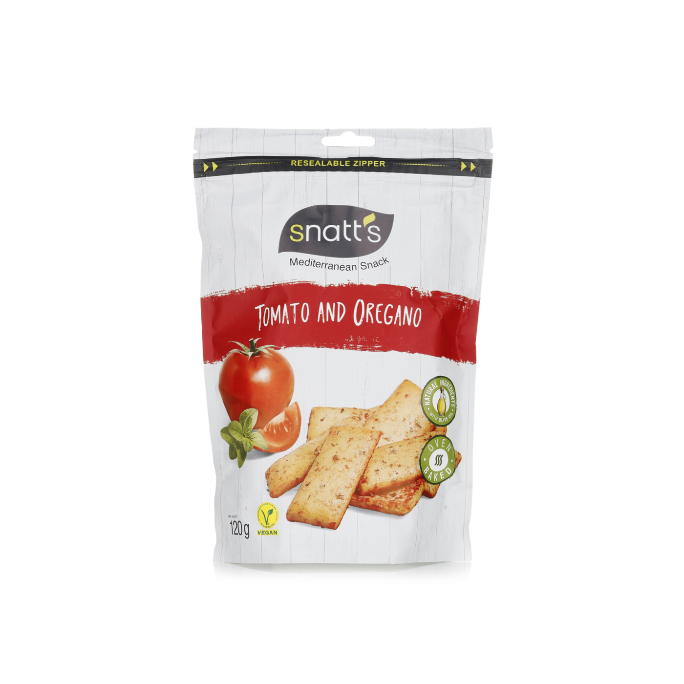 Snatt's Tomato and Oregano Crackers 120g