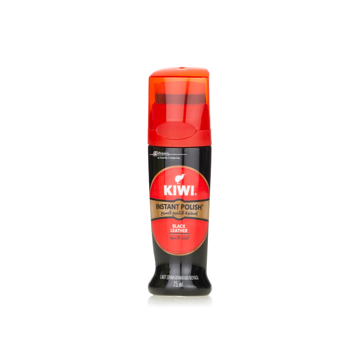 Kiwi Instant Polish Black Leather 75ml
