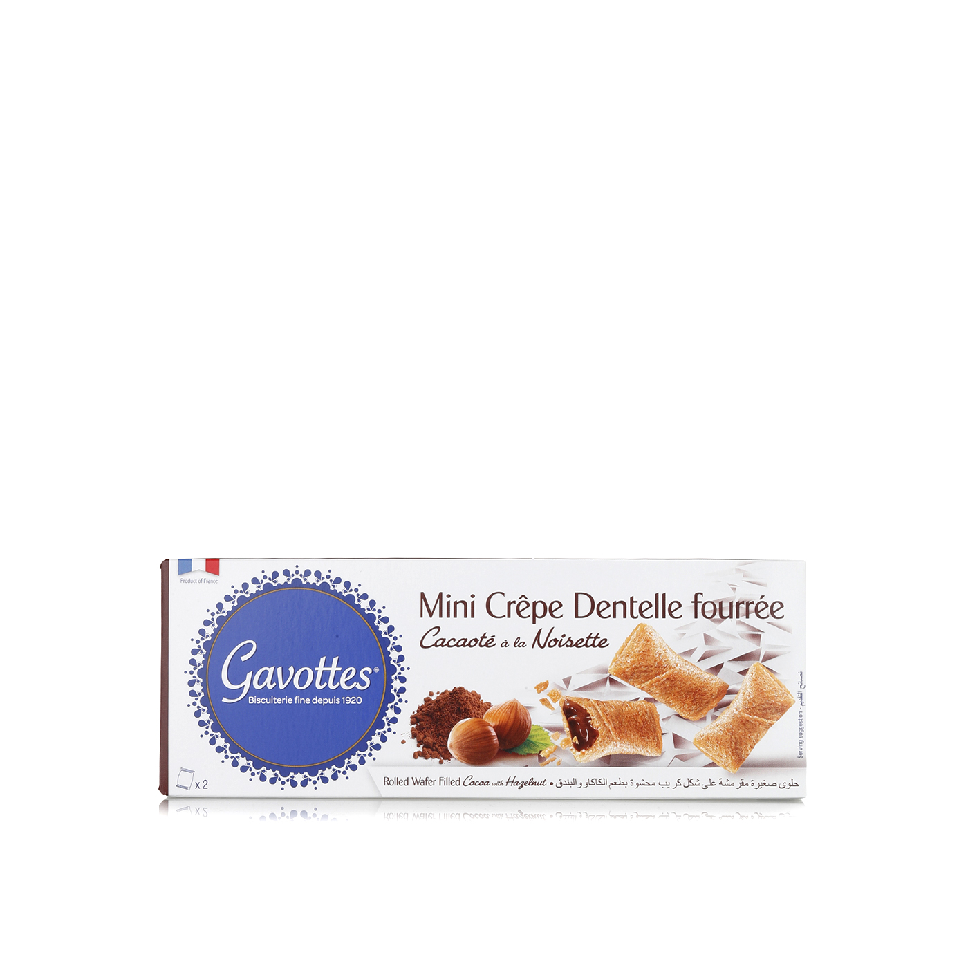 Gavottes Cocoa Hazelnut Crepe Biscuits 90g