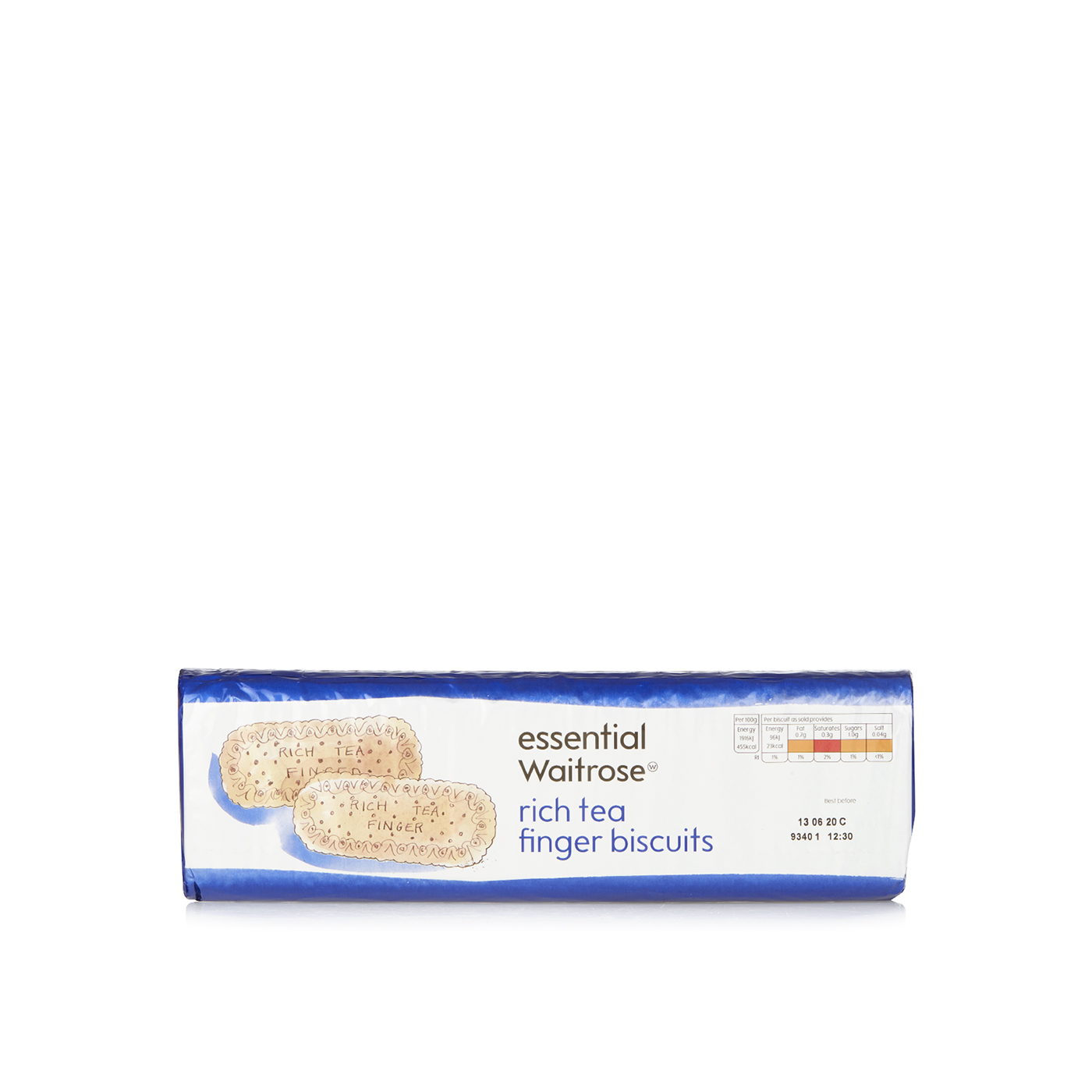 Waitrose Essential Rich Tea Finger Biscuits 250g