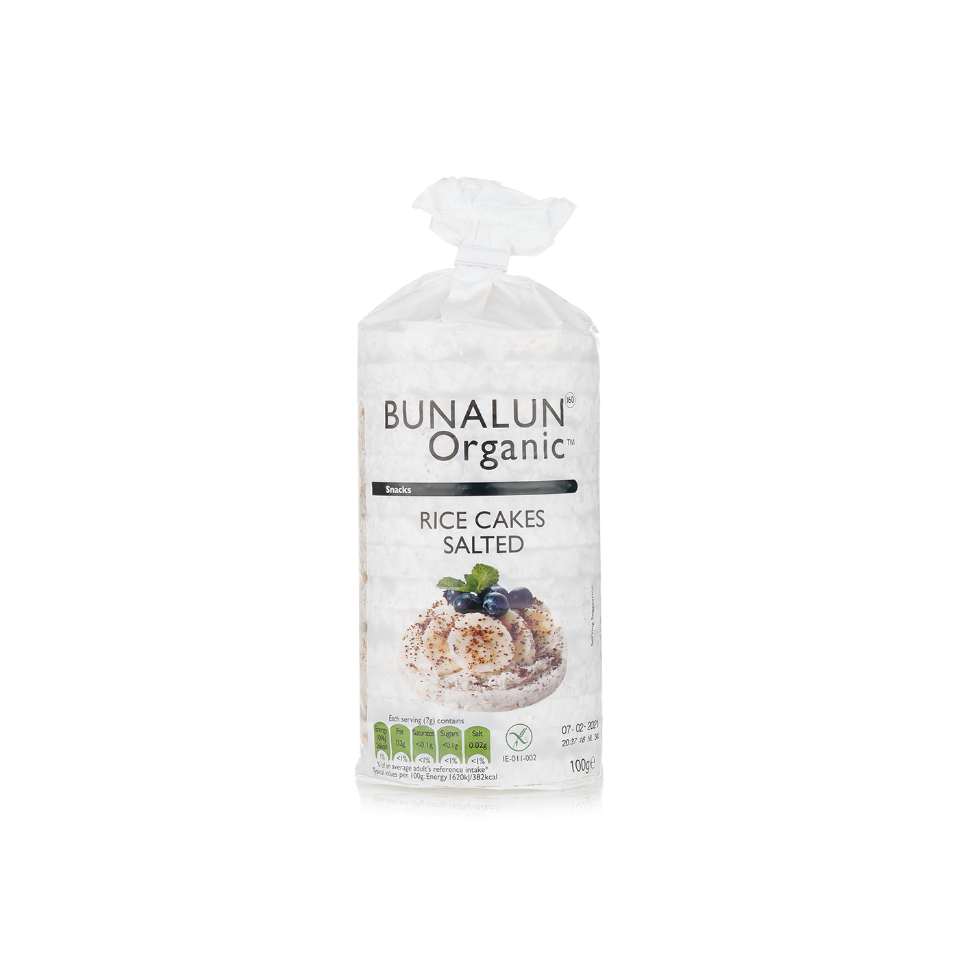 Bunalun Organic Rice Cakes 100g