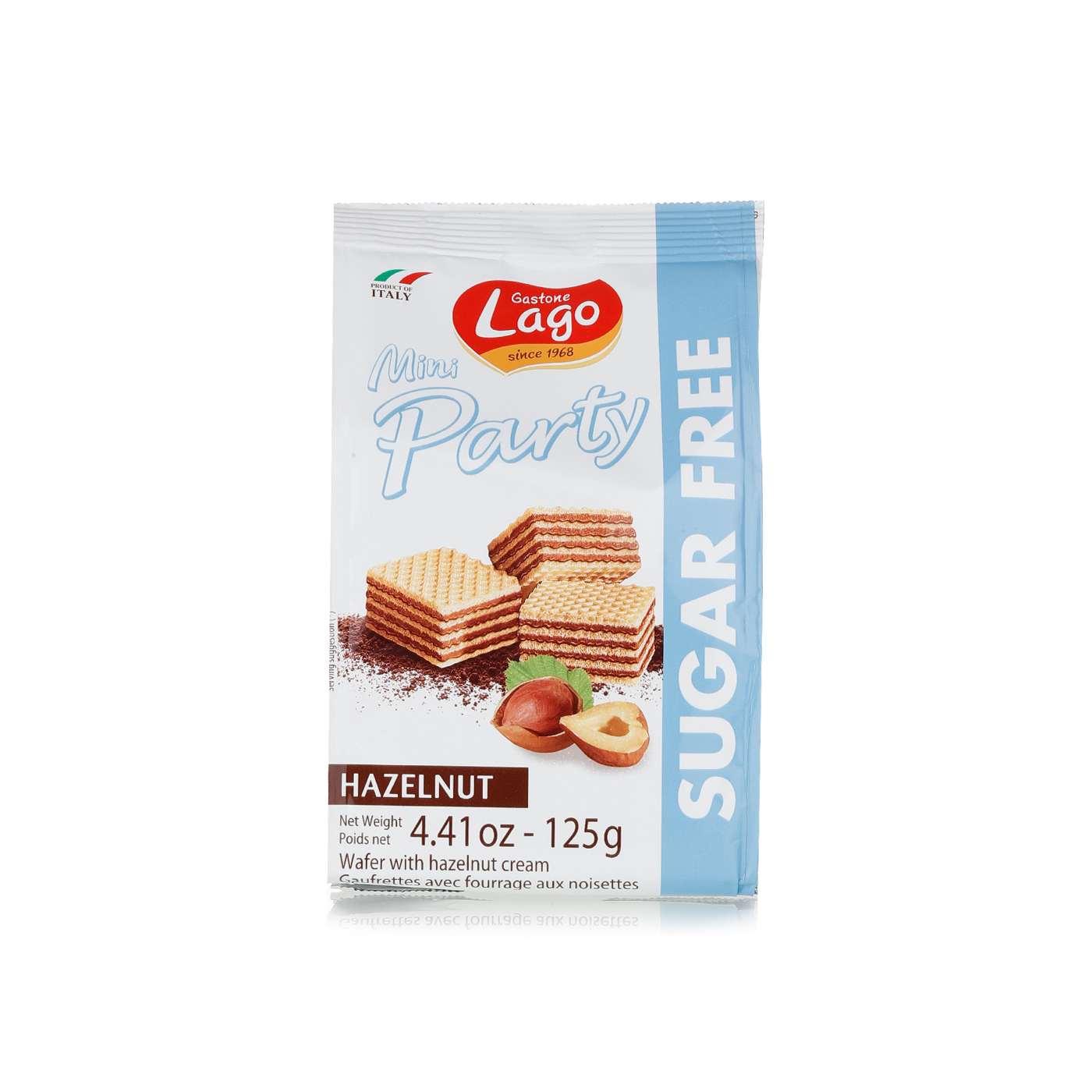 Lago Mini Party Wafer Hazelnut 125g
