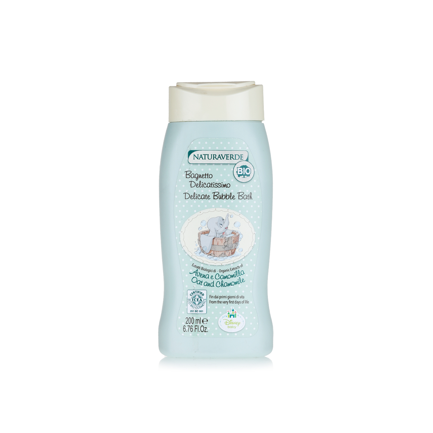 Naturaverde Organic Disney Dumbo Bubble Bath 200ml