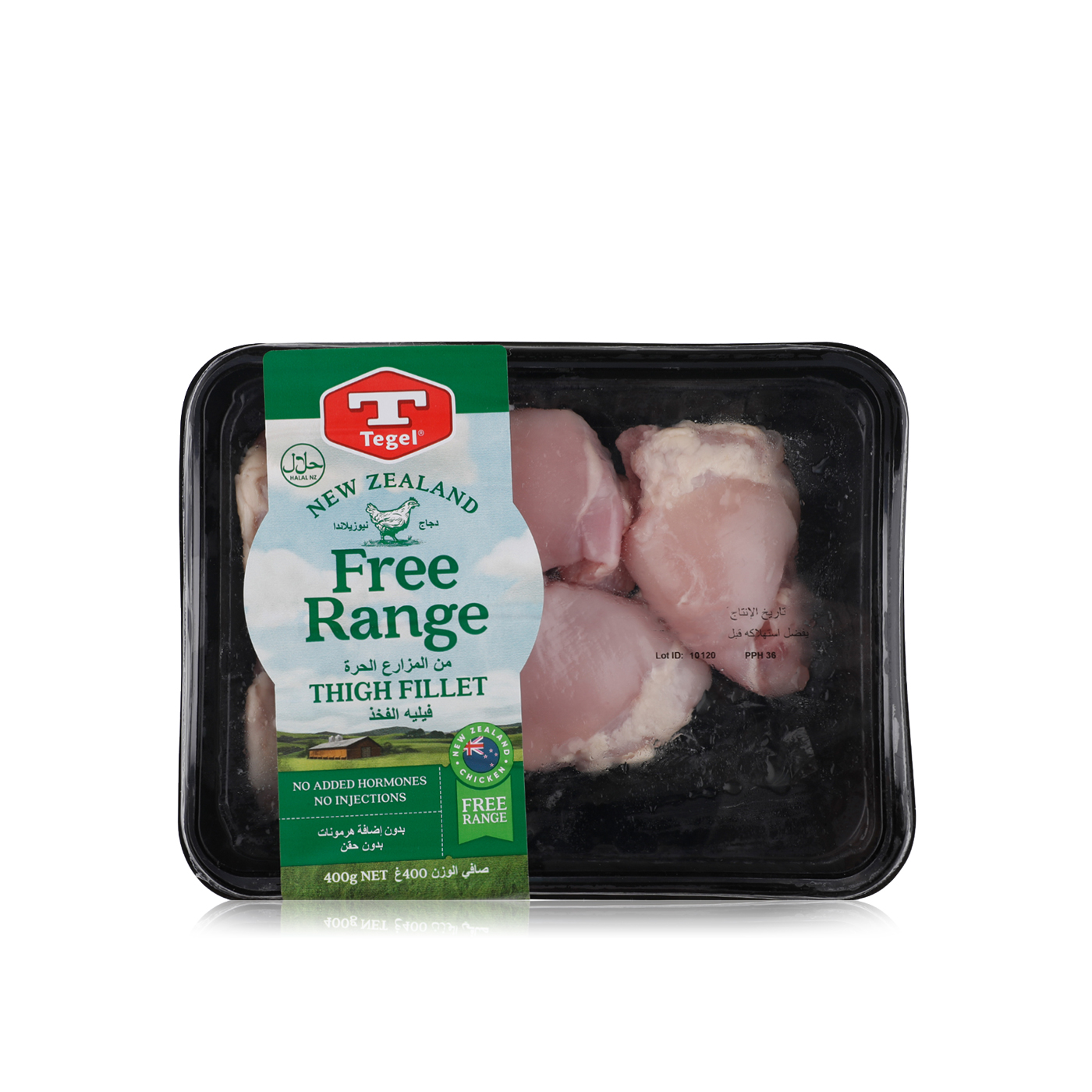 Tegel Free Range Skinless Chicken Thigh Fillet 400g