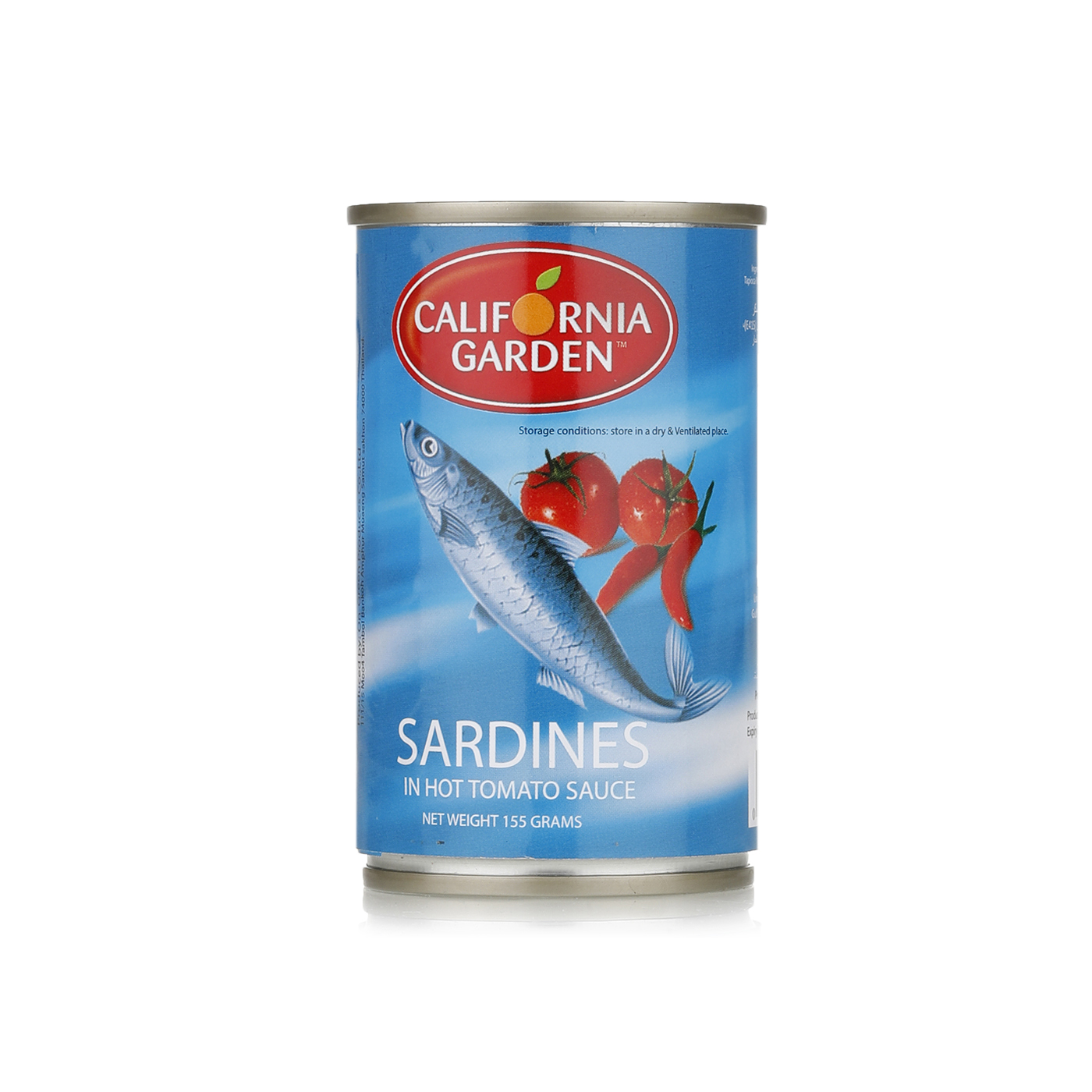 California Garden Sardines in Hot Tomato Sauce 155g