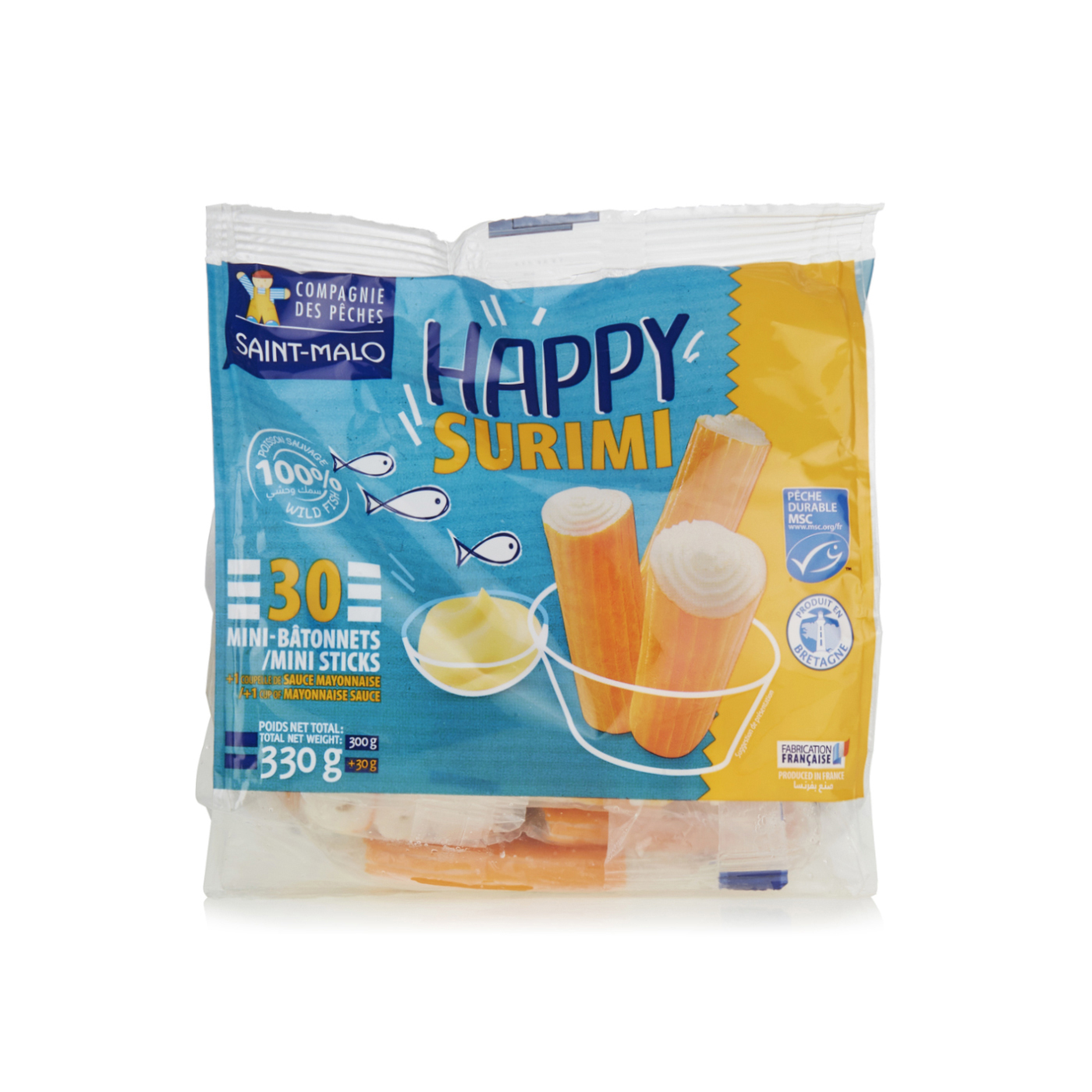Saint Malo 30 Mini Crab Sticks with Sauce 330g