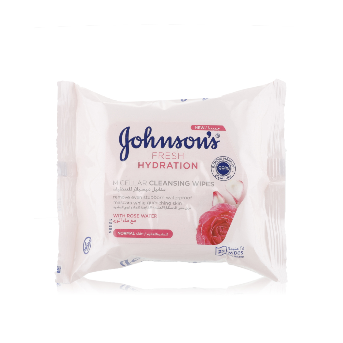 Johnson's Hydration Micellar Cleansing Wipes 25s