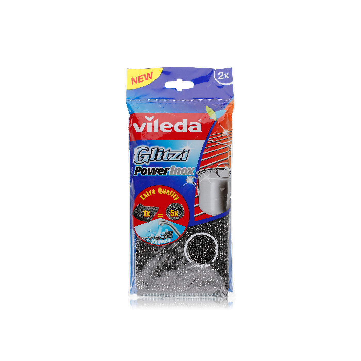 Vileda Glitzi Steel Sponge x 2