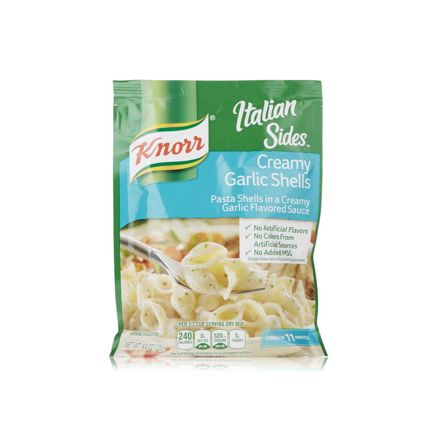 Knorr Italian Creamy Garlic Shells 124g