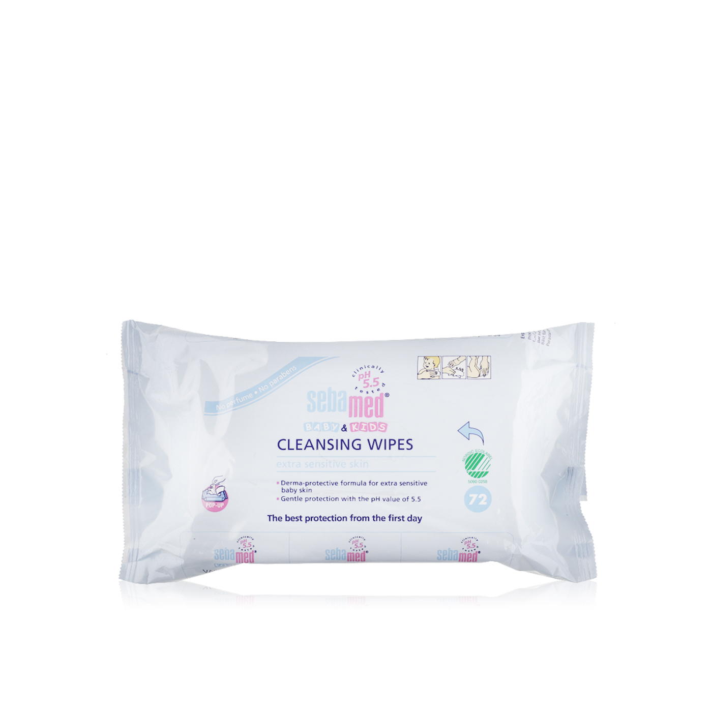 Sebamed Sensitive Baby Cleansing Wipes x 72