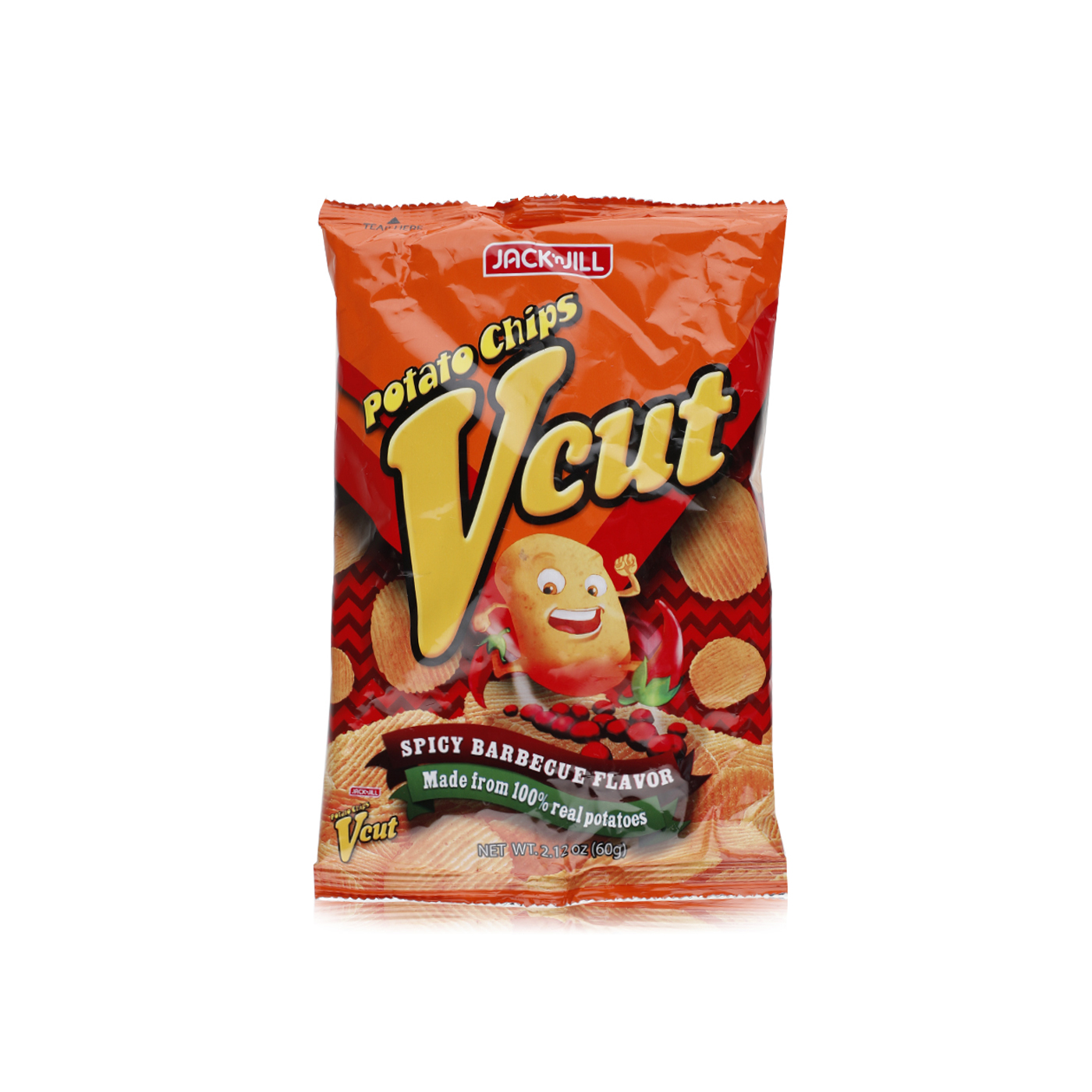 Jack 'n Jill Vcut Potato Chips Spicy Barbecue 60g