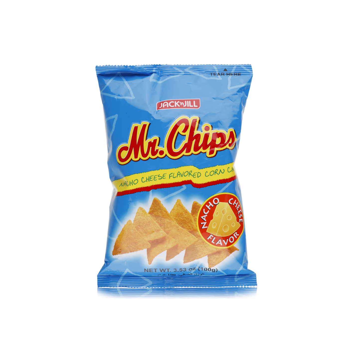 Jack 'n Jill Mr. Chips Nacho Cheese 100g