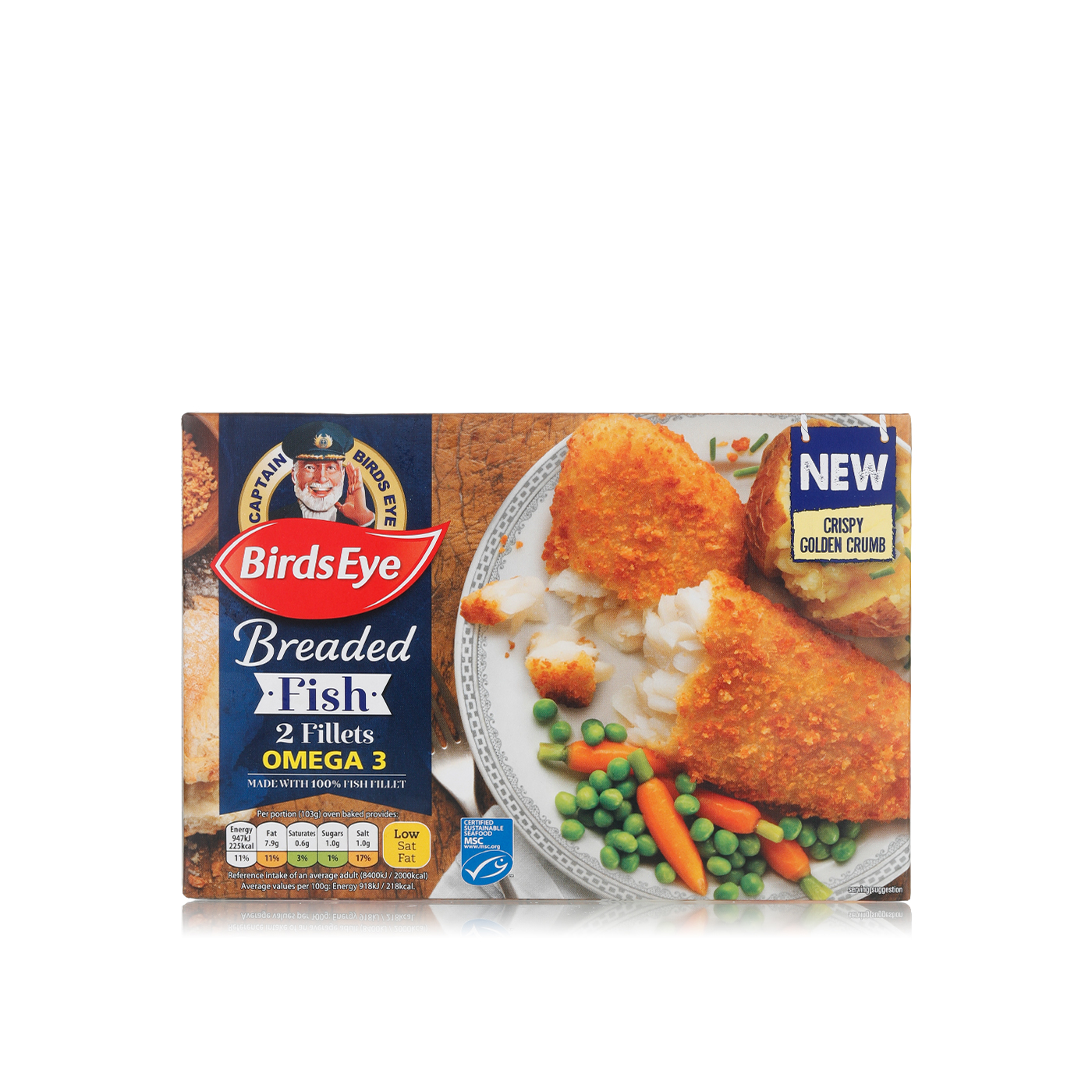 Birds Eye Frozen Breaded Fish Fillets With Omega 3 X 2